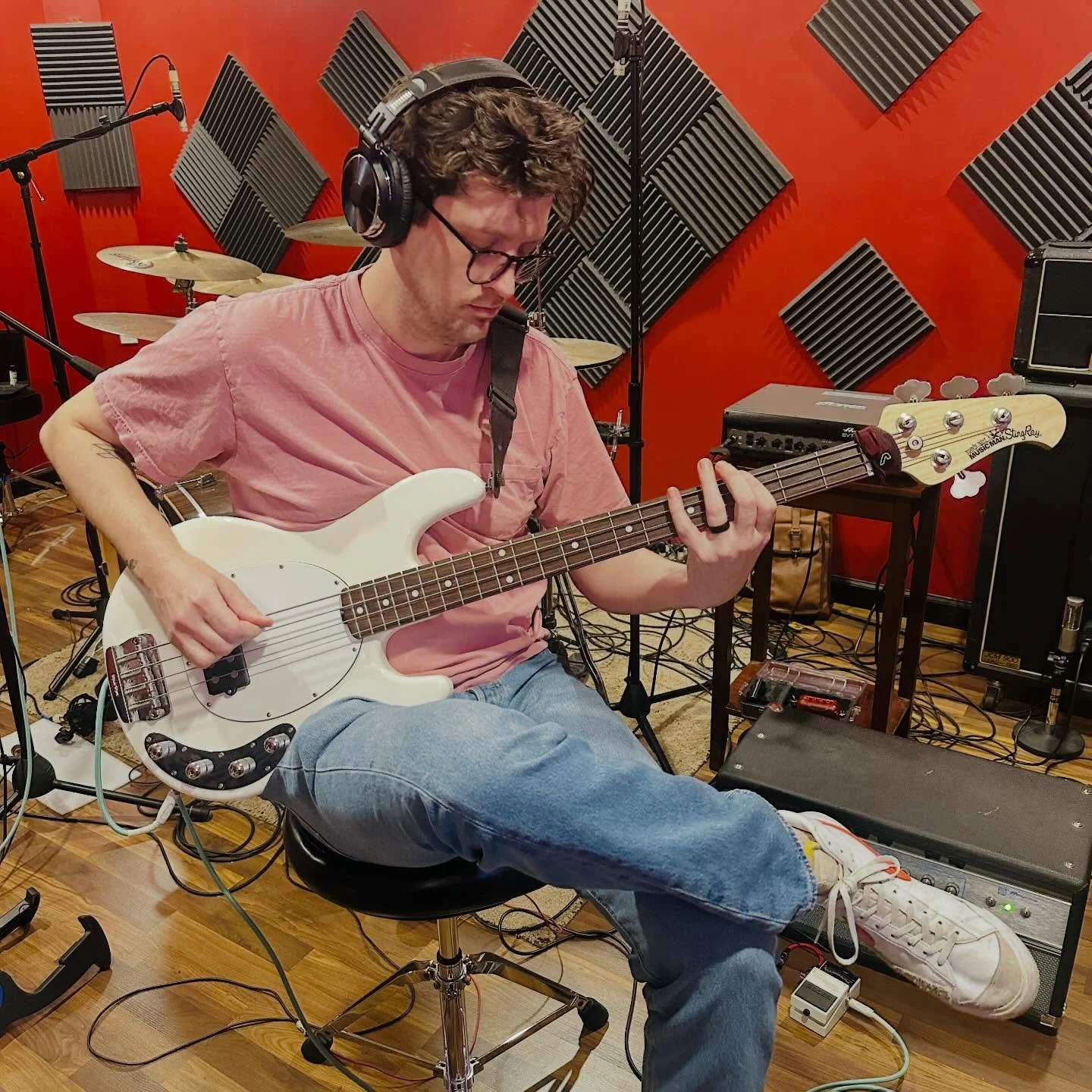Today, Joe Tichenor finished tracking bass for six new songs on our upcoming album. Lots of progress being made each week. We&rsquo;re excited to bring you all our sophomore album later this year!