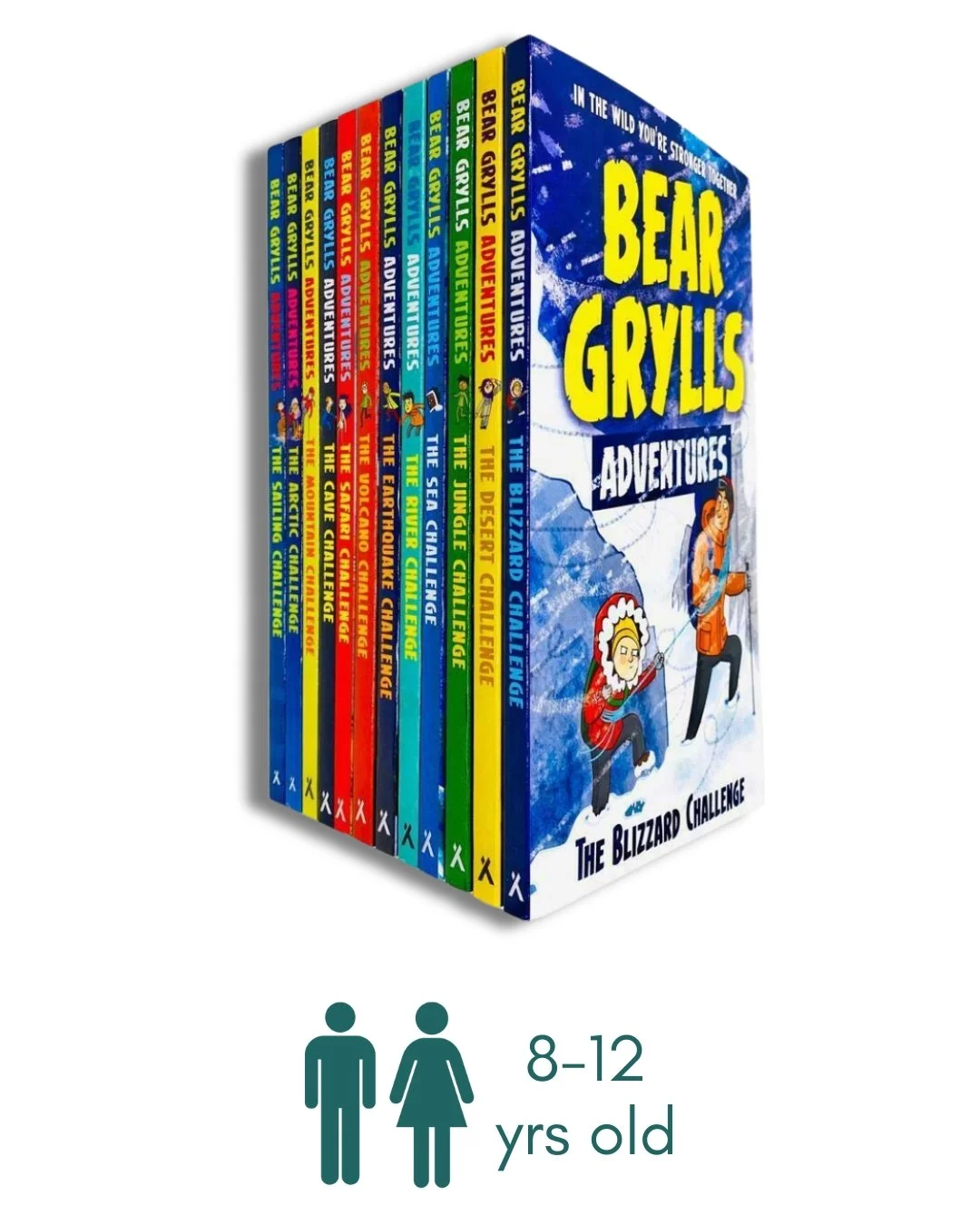 Bear Grylls The Complete Adventures Collection 12 Books Set