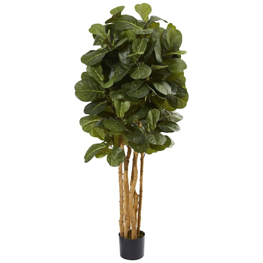 5 ft. Artificial Fiddle Leaf Fig Tree 