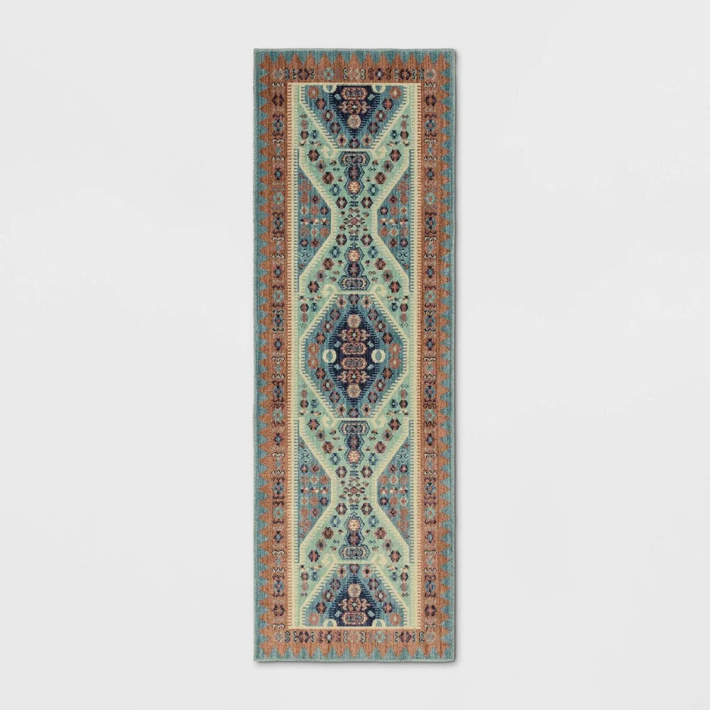 Buttercup Diamond Vintage Persian Runner