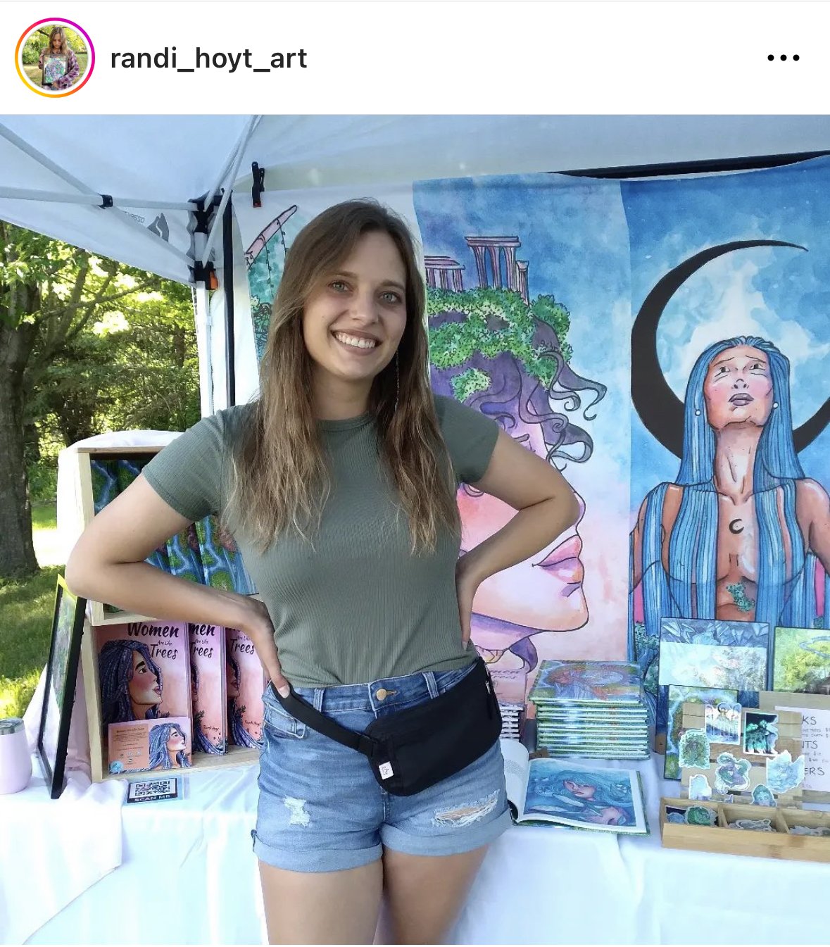  Randi Hoyt is a Self-Published Illustrator, Artist, Intuitive Painter, and FELLOW SISTER OF THE EARTH! 