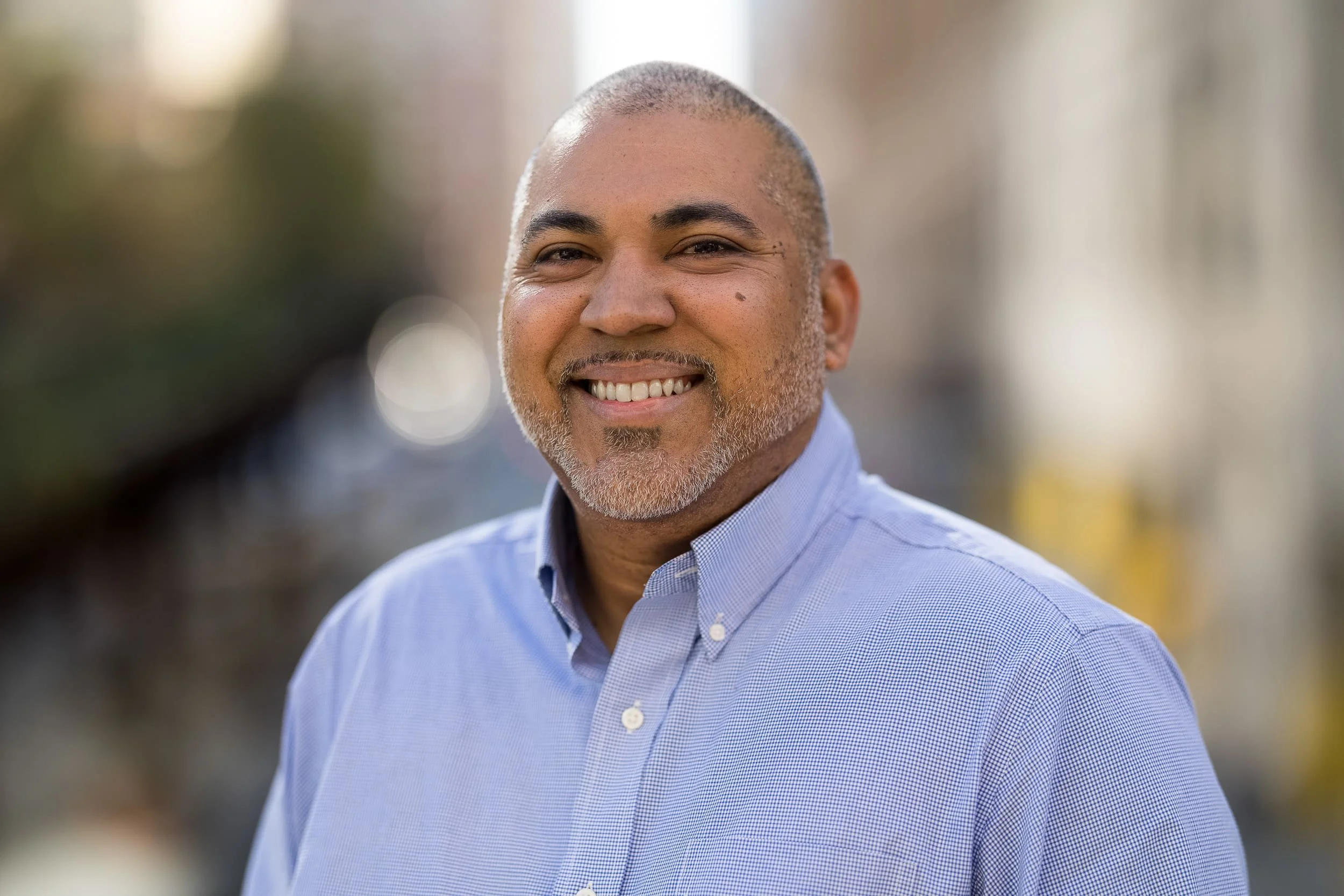 Professional corporate headshot smile
