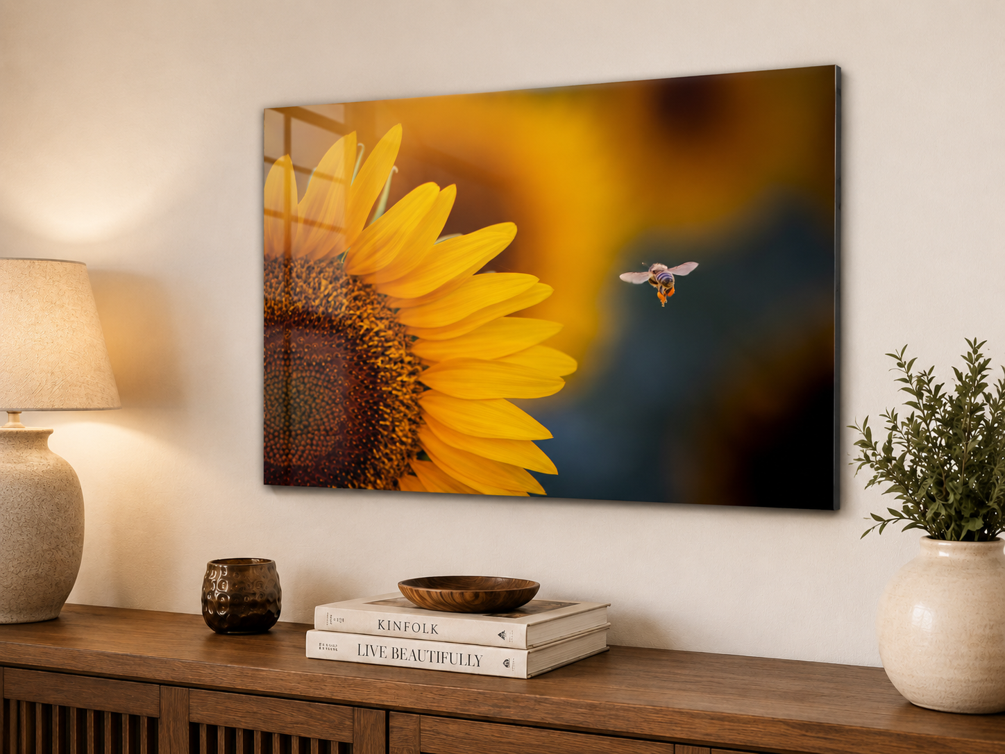 Sun Workers, 16x24 Metal Print