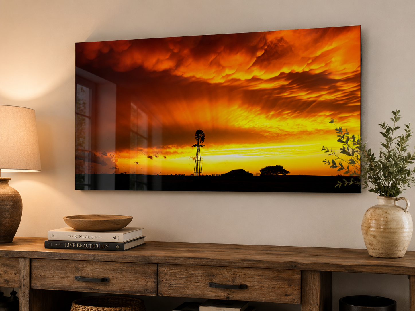 Awakened Under Fire, 18x36 Metal Print
