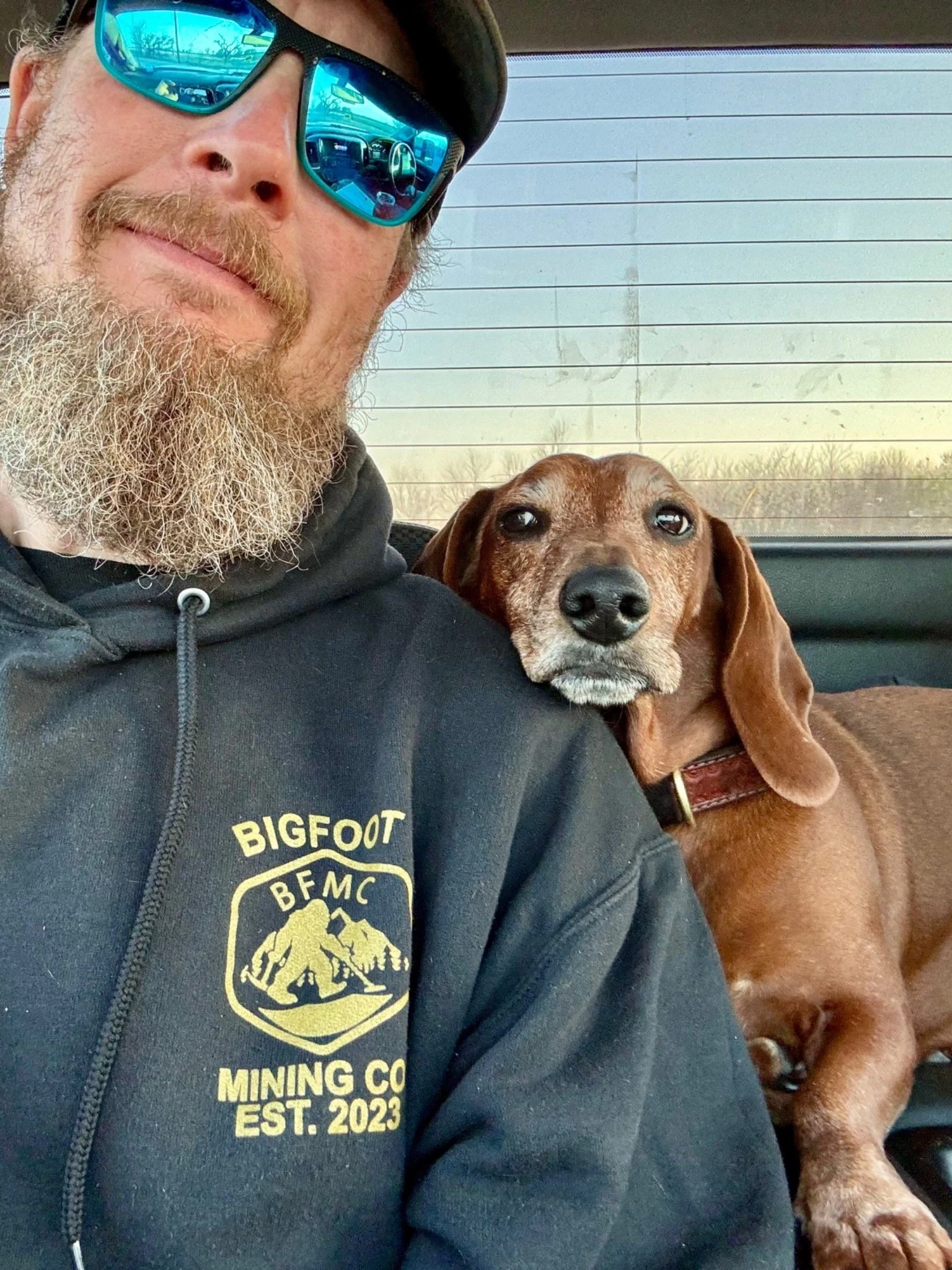 Oklahoma photographer David Schweitzer and Baker the dachshund on a backroad adventure, documenting Oklahoma landscapes, storm photography, sunsets, wildlife, and rural life across the state.