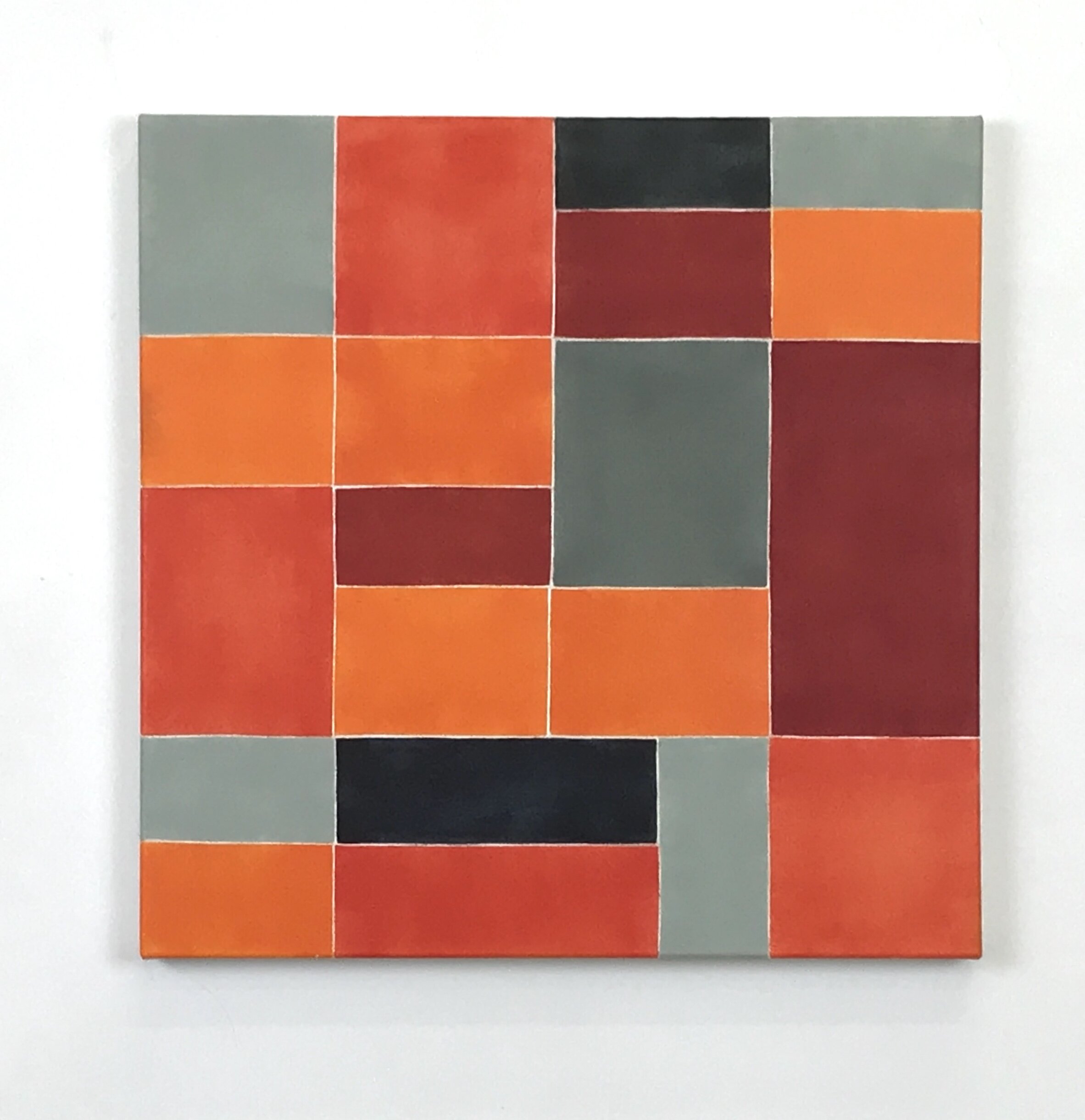 red and orange 2, 40x40, oil on canvas.JPG