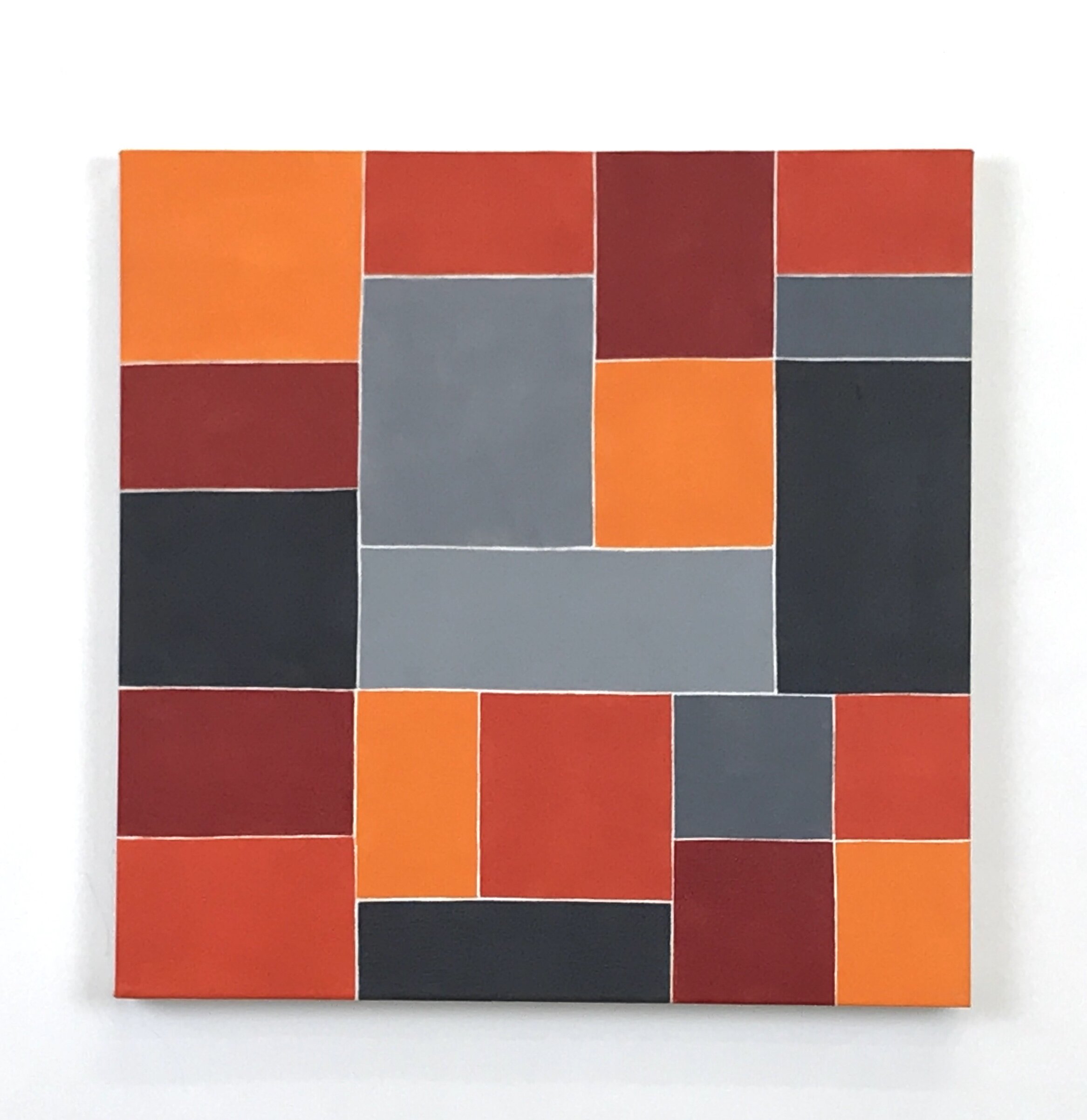 red and orange 5, 40x40, oil on canvas 2020.JPG