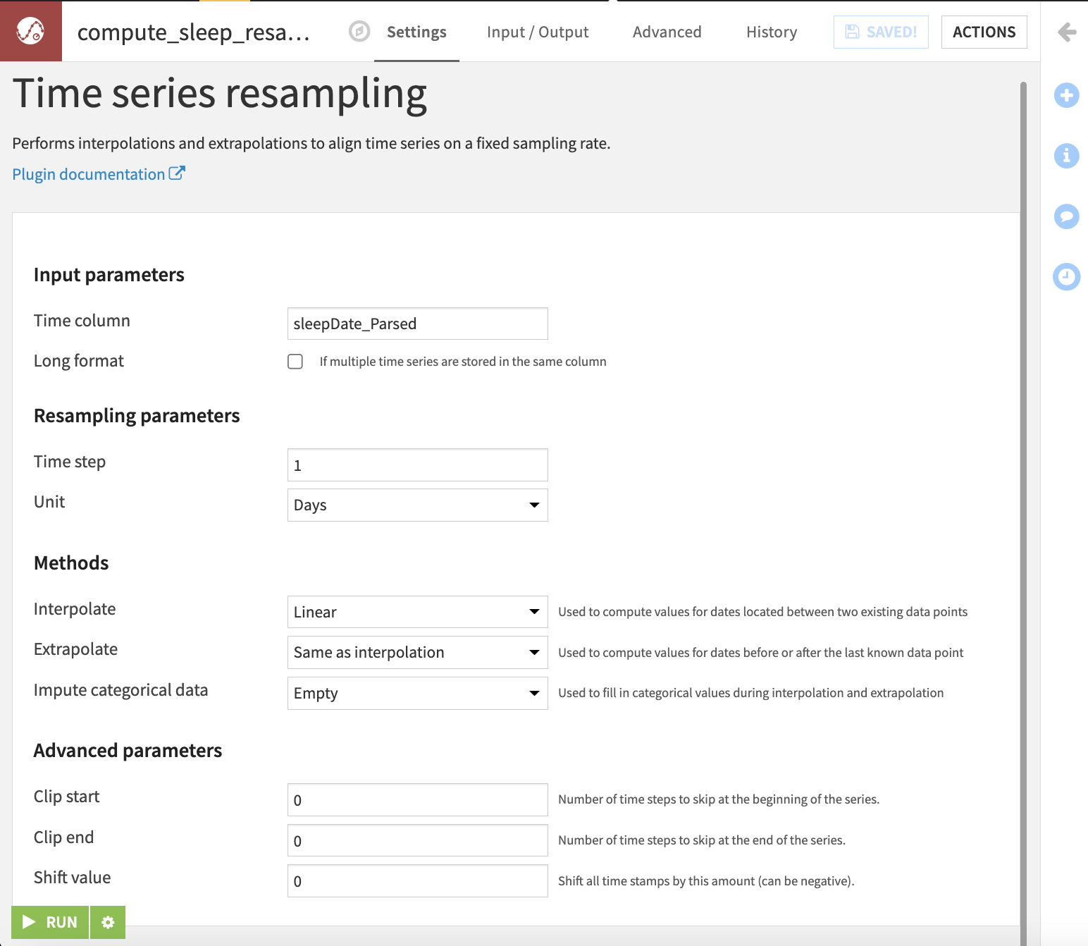 Excel Alternative — Time Series Data Resampling