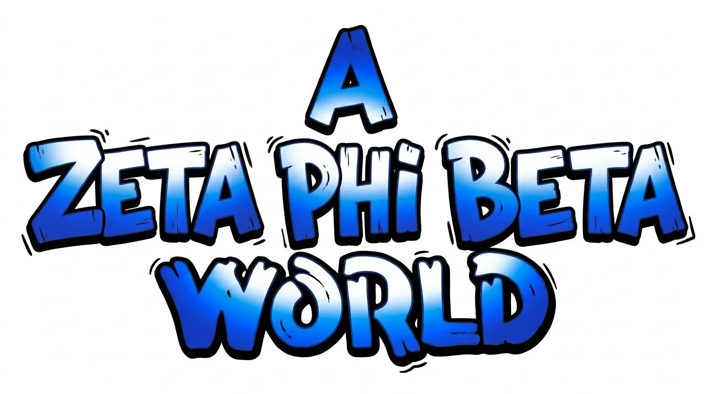 "A Zeta Phi Beta World" Hoodie