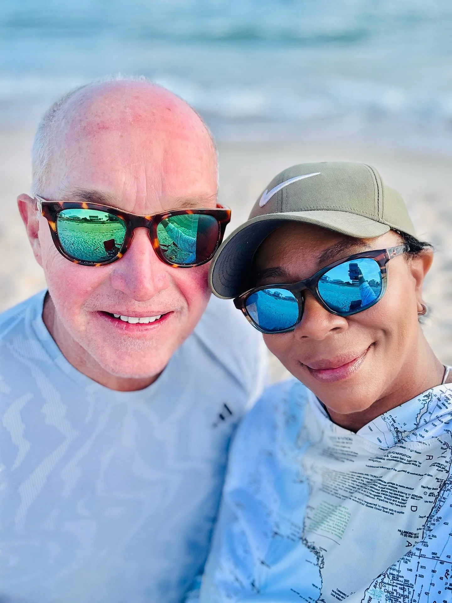 Not us always looking like a @costasunglasses ad whenever we hit a beach. 🤣 I love it! 
.
.
.
.
#costadelmarsunglasses #costasunglasses #sgi #stpete #saintgeorgeisland #stgeorgeisland #passagrille #passagrillebeach