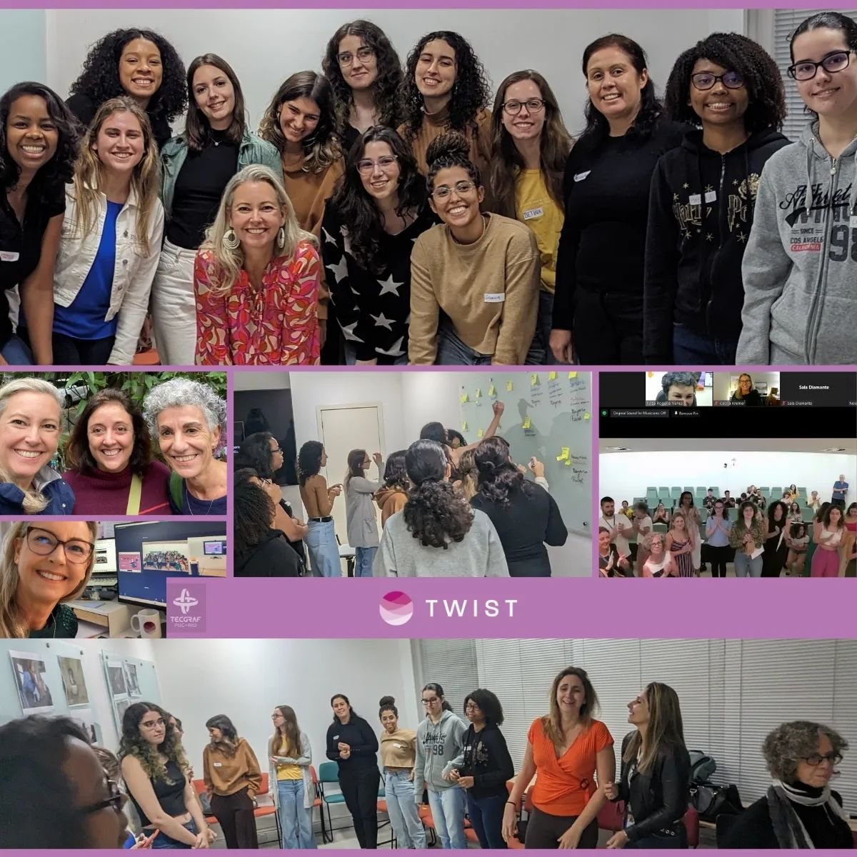 Community building is one of my current passions. This year I was invited to come back to my alma mater, PUC-Rio, to support the TWIST initiative: a program dedicated to stimulating female participation in Computer Science. I felt so honored. On July