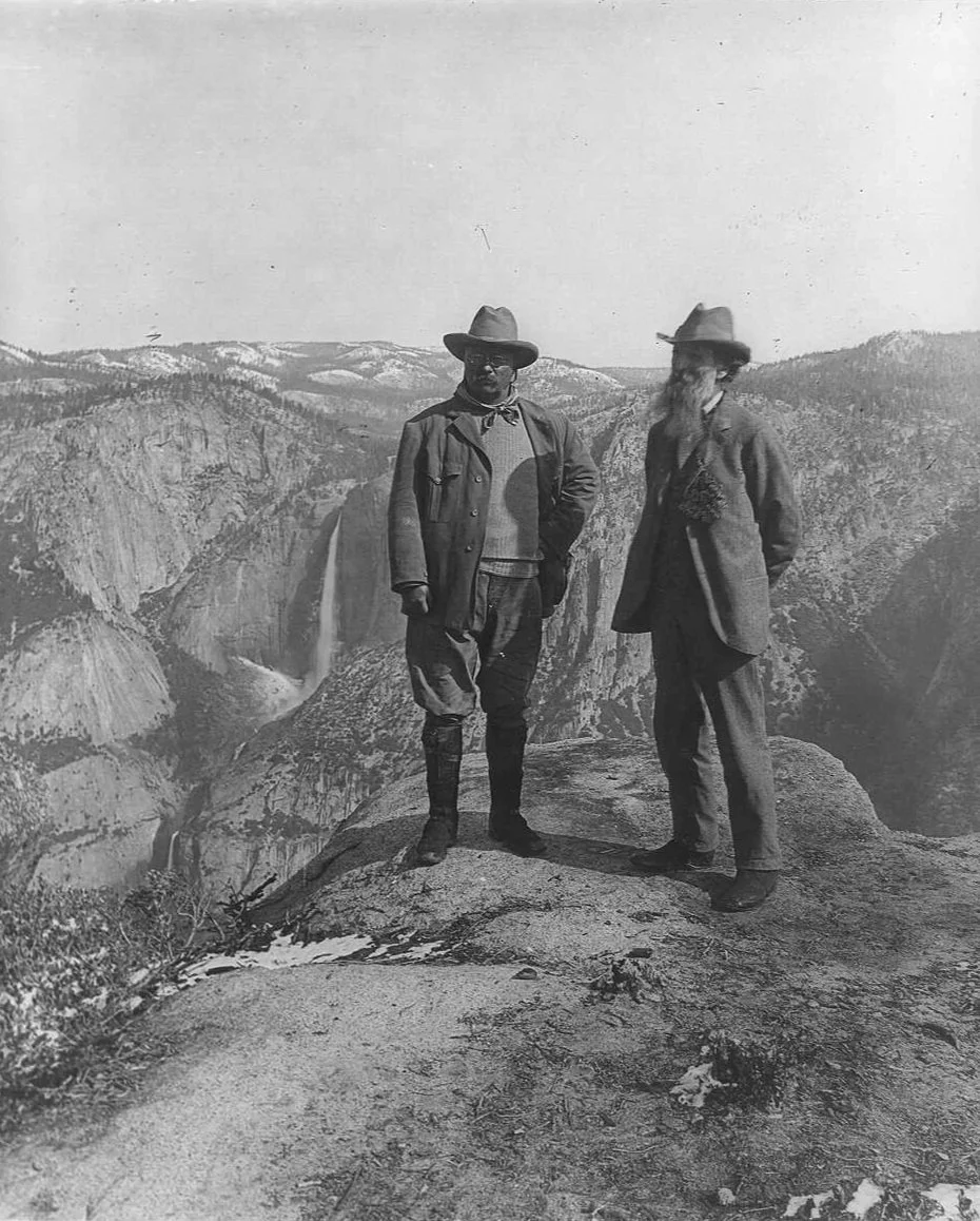 Roosevelt and Muir on the Yosemite Trip