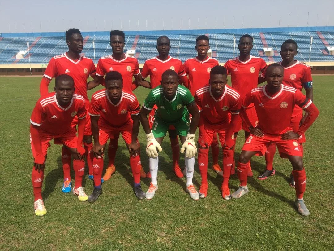 The Brikama United starting XI against Gamtel