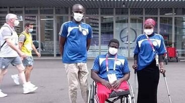 Team Gambia contingent in Tokyo 2020 Paralympic Games