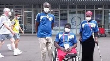 Gambia Paralympic team in Tokyo