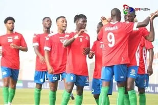 Number 9 Assan Ceesay with a brace over South Sudan