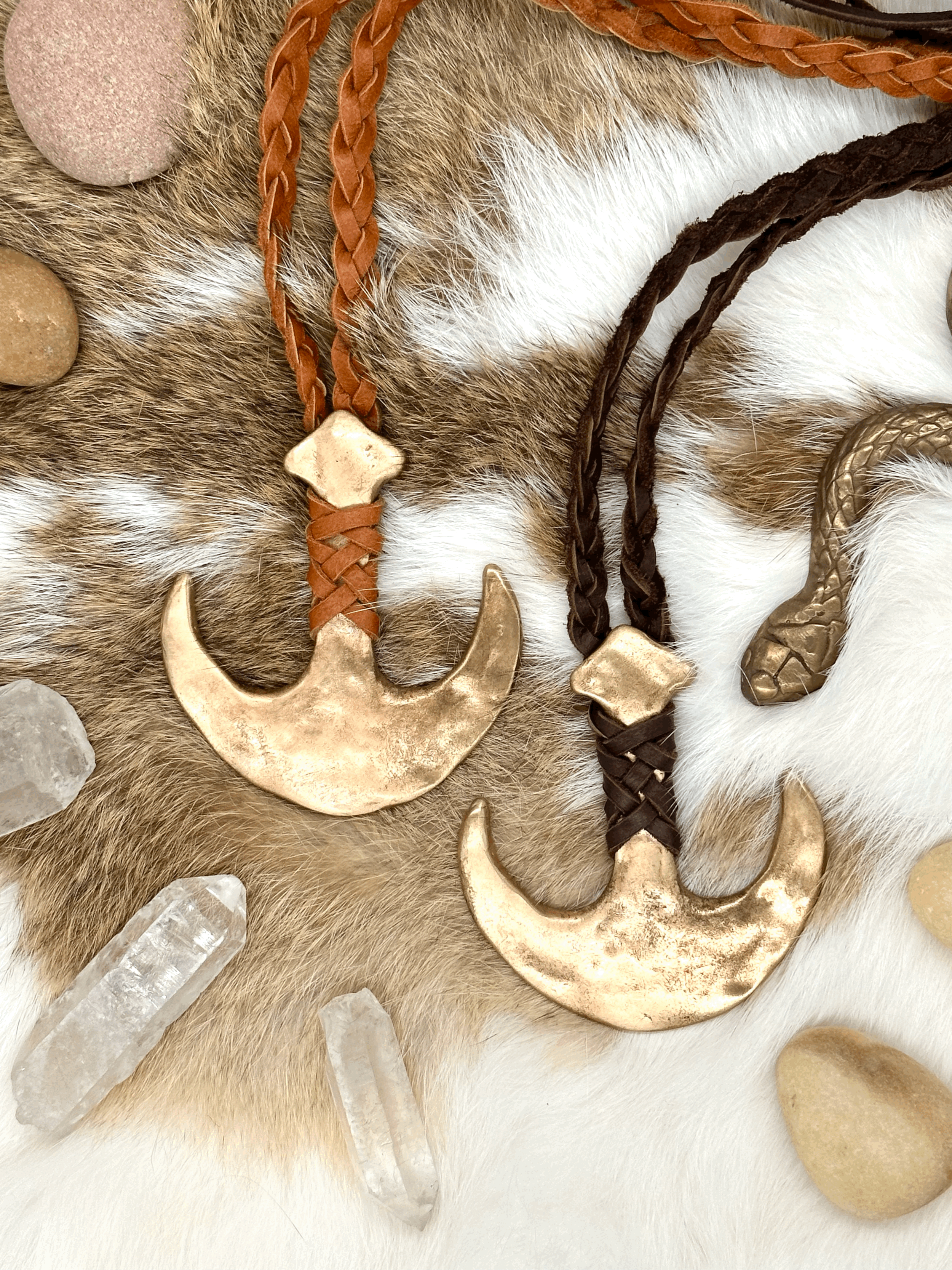 The Brighid Braid Knife Necklace II