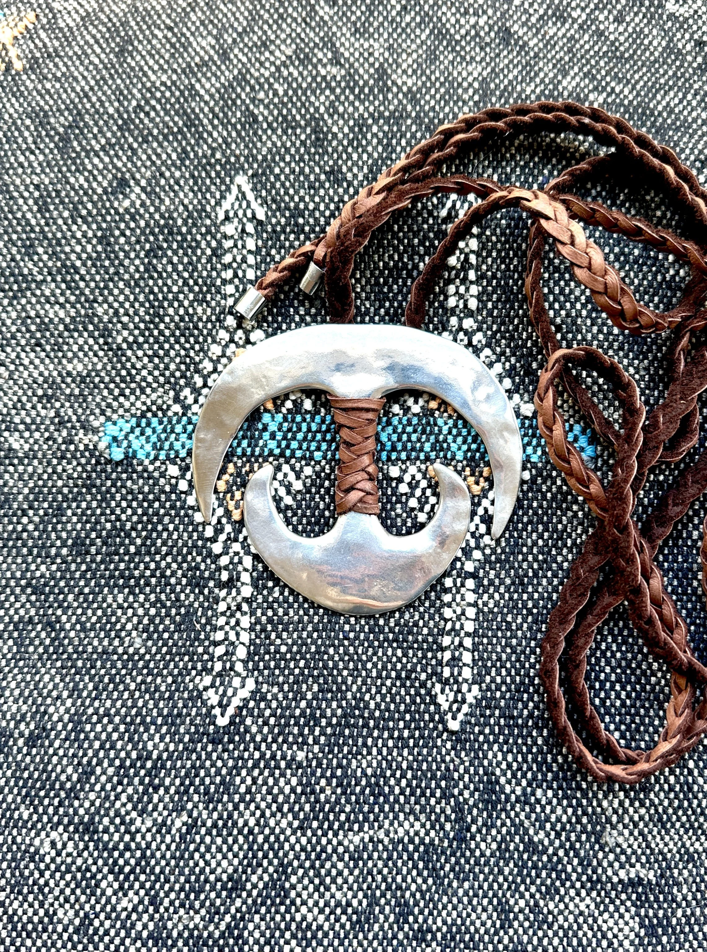 The Cosmic Mother Pendant Wrapped – Silver