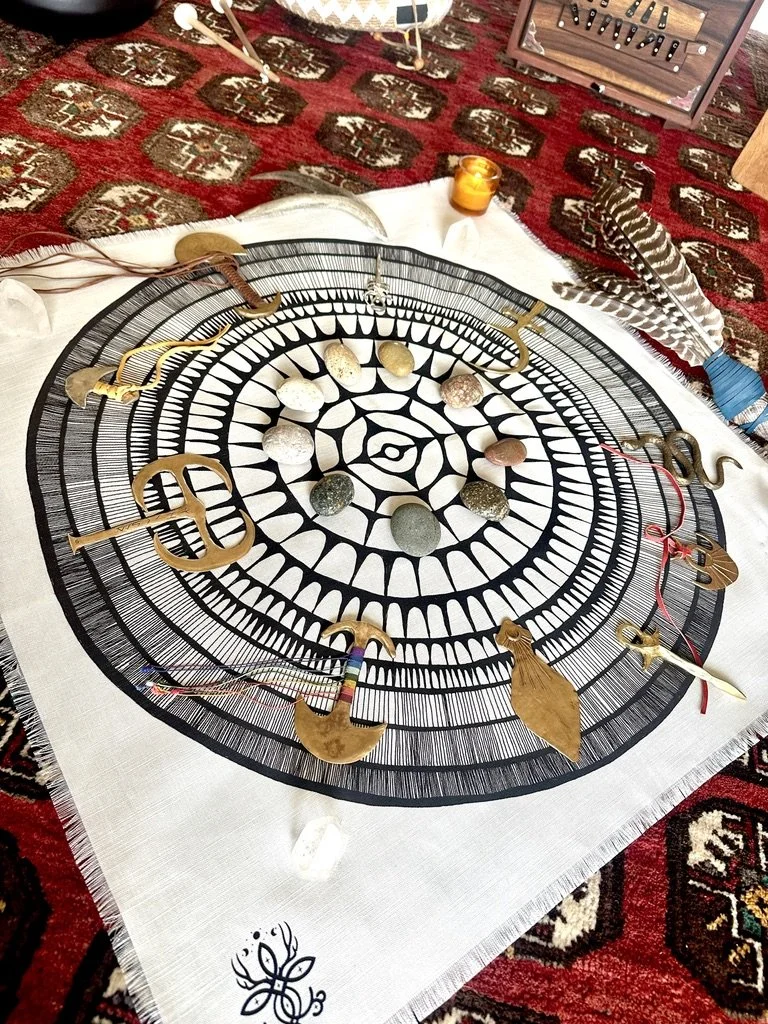 The Ancestors Altar Cloth Grande - Moon
