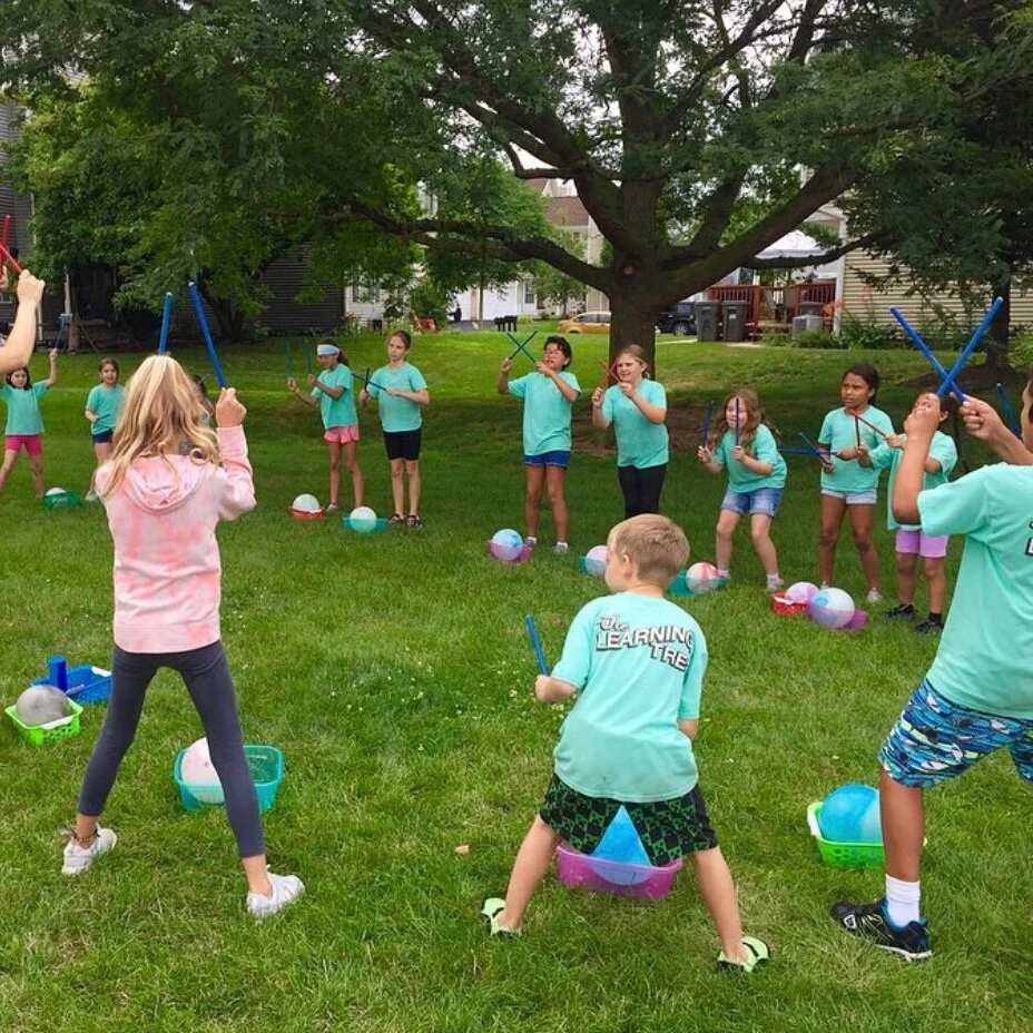 CARDIO DRUMMING: One of our most popular camps! March to the beat of the latest fitness craze! Fast, upbeat, current music keeps students laughing and drumming towards better health! Students encouraged to create their own routines and lead the