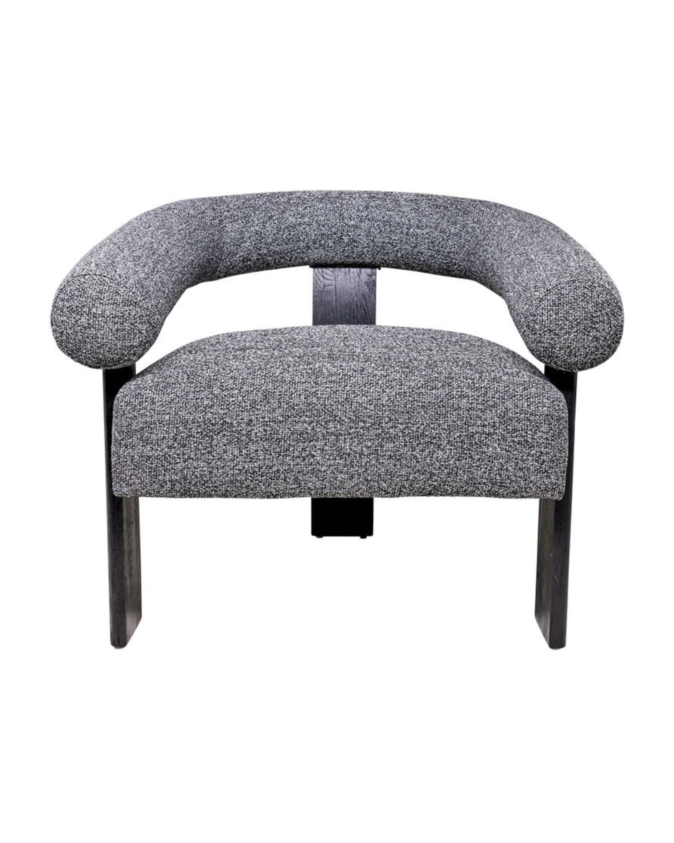 Curved Back Wishbone Chair | Grey
