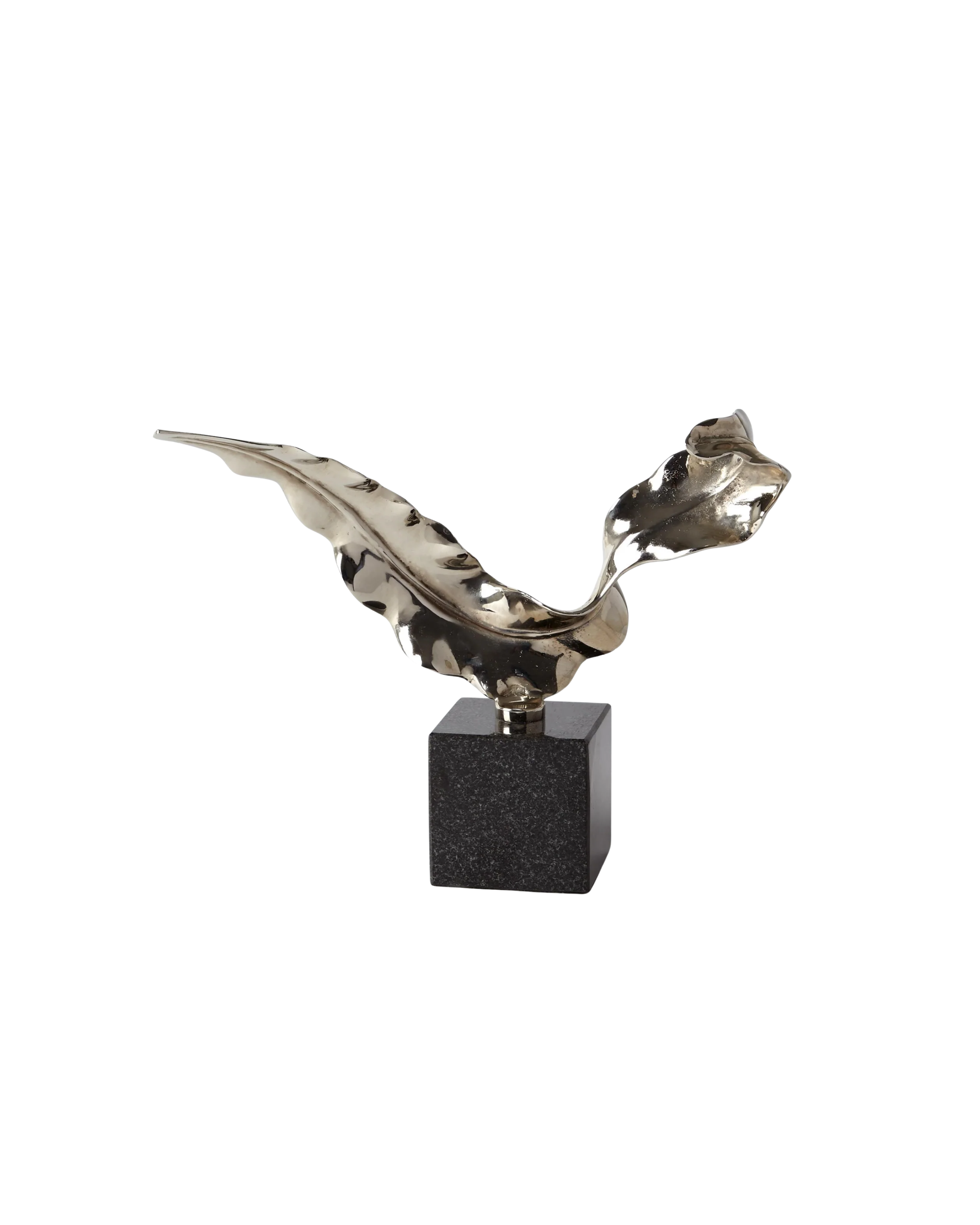 Leaf Sculpture - Nickel (Small)
