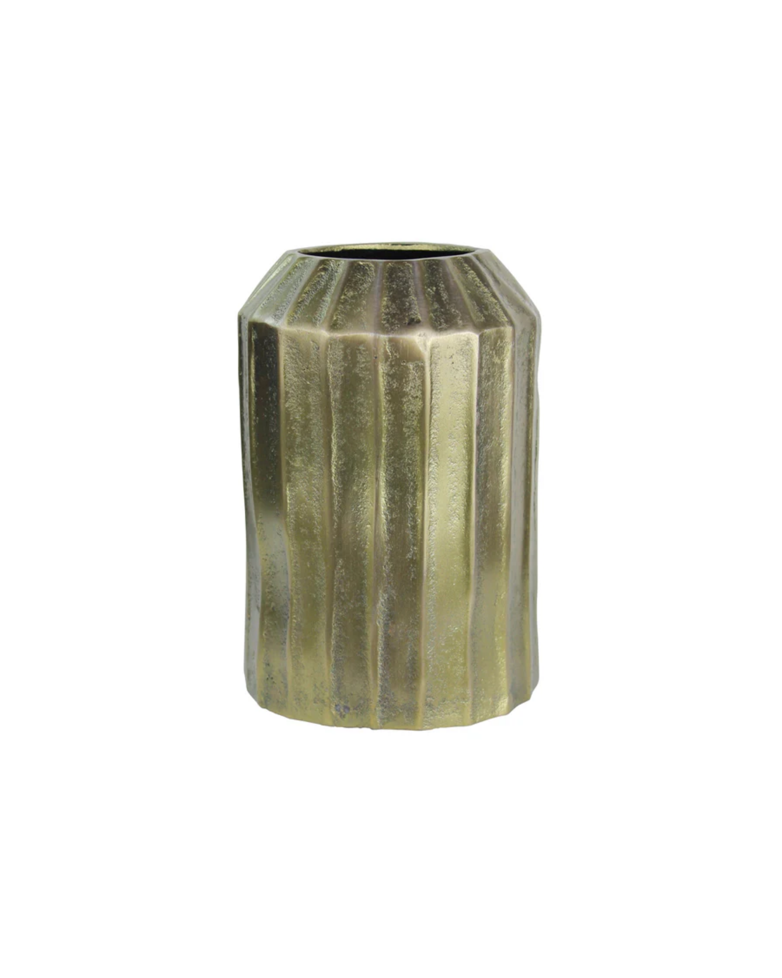 Textured Gold Accent Vase - Medium.png