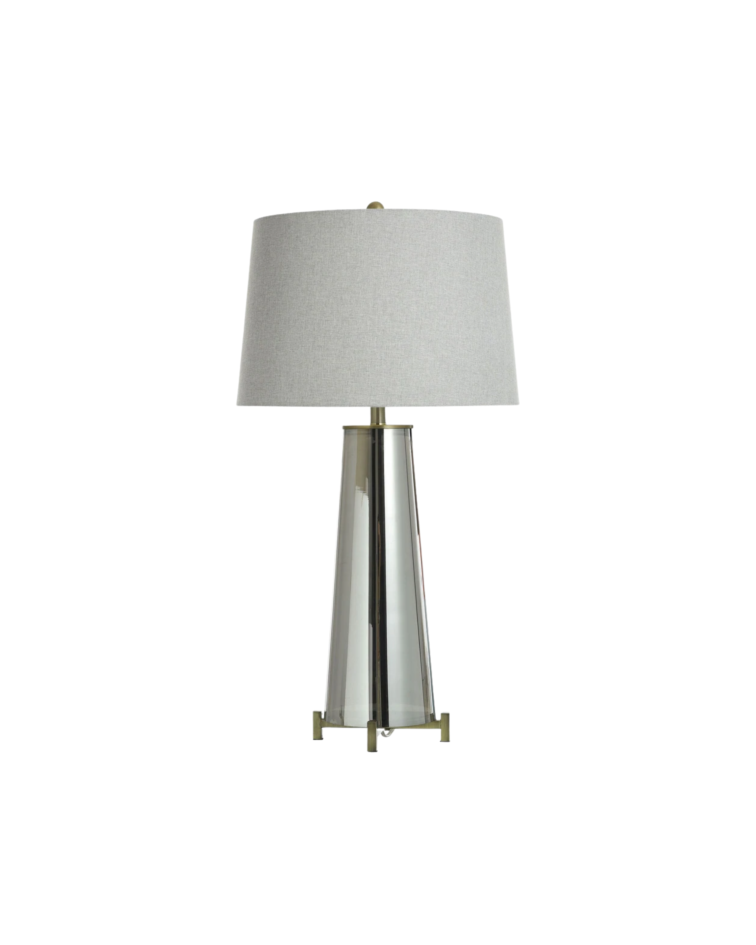 Bolt Silver Glass Table Lamp