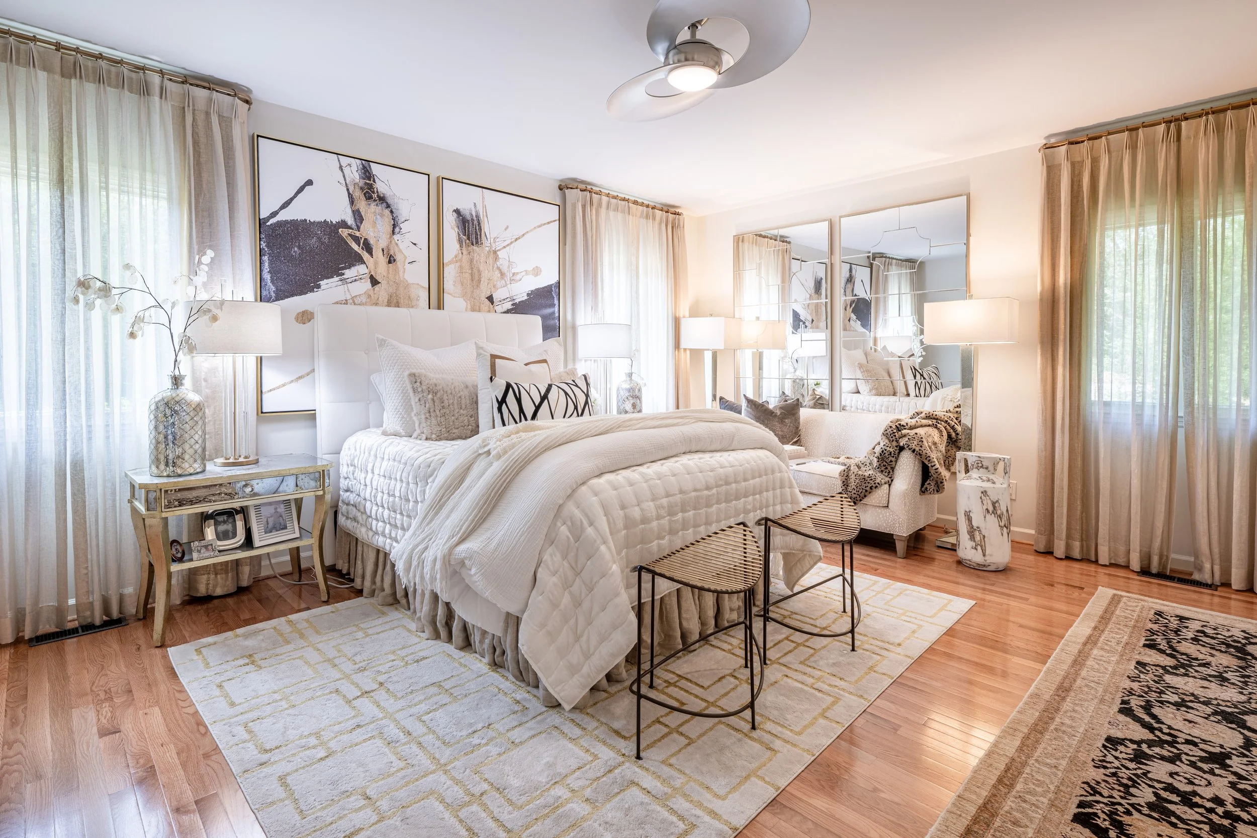 LUXE MASTER BEDROOM — A.LOGAN DESIGNS Interior Design Homepage