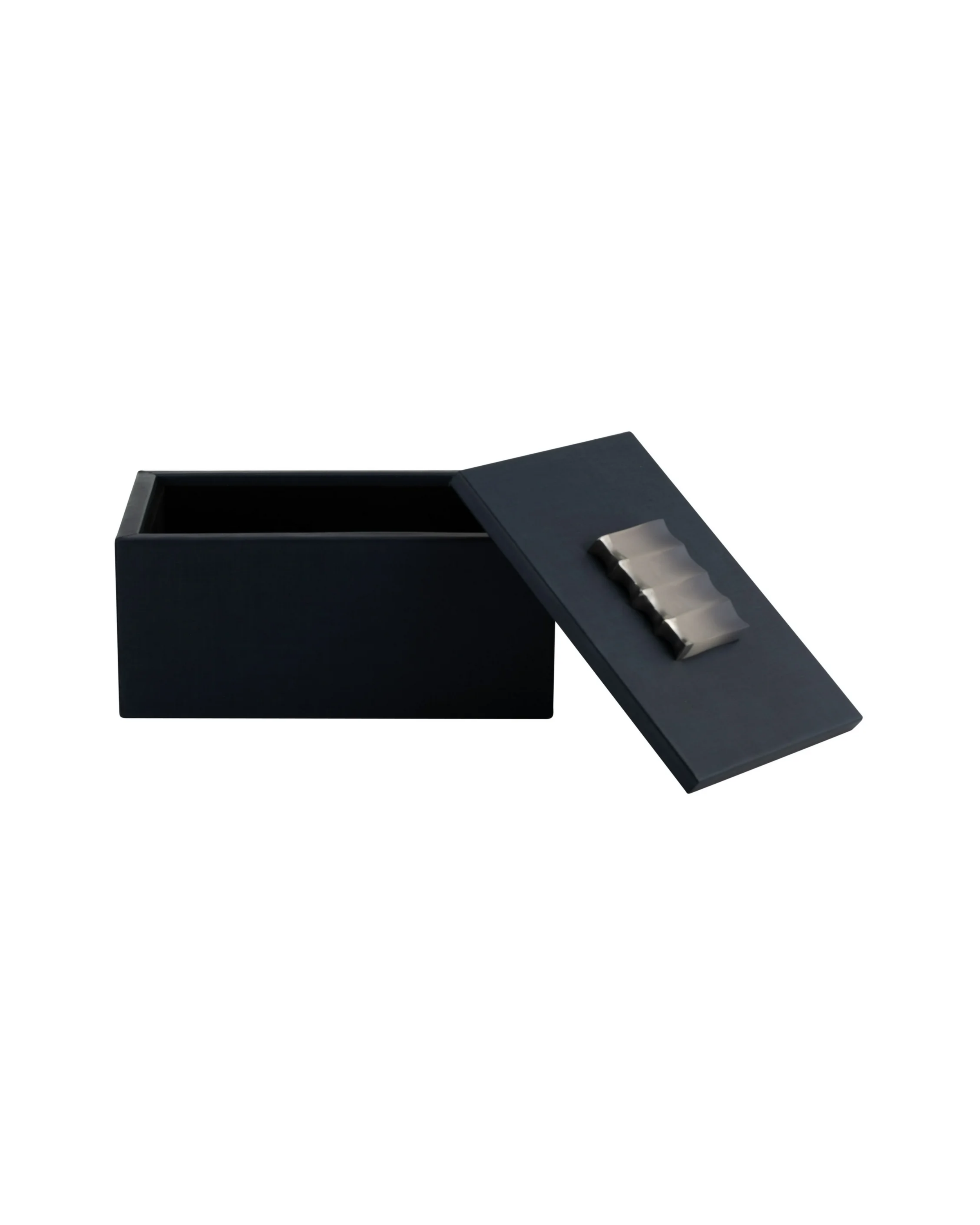 Deep Blue Lacquer Box with Cast Metal Detail OPENED.png