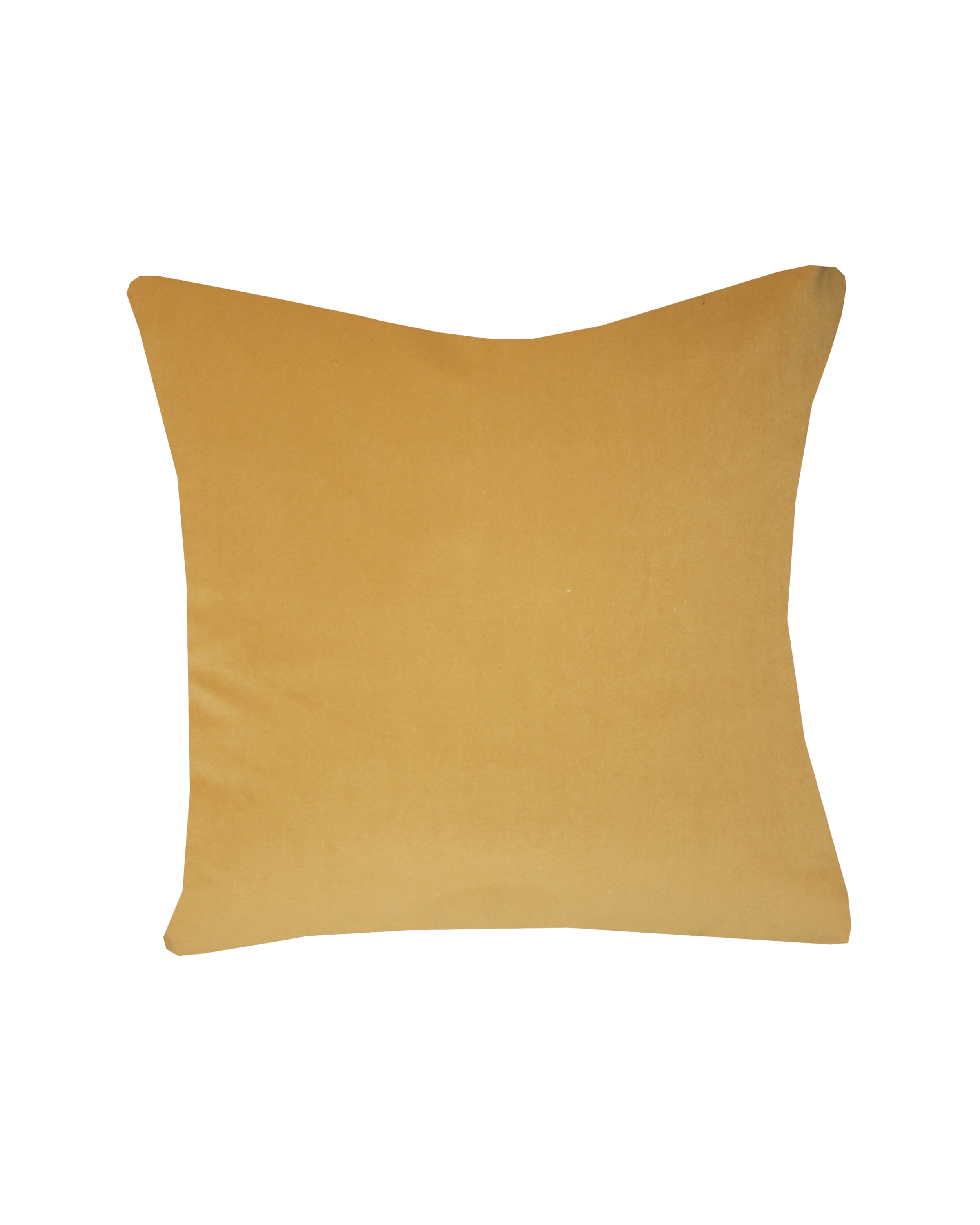 Mustard Velvet Accent Pillow