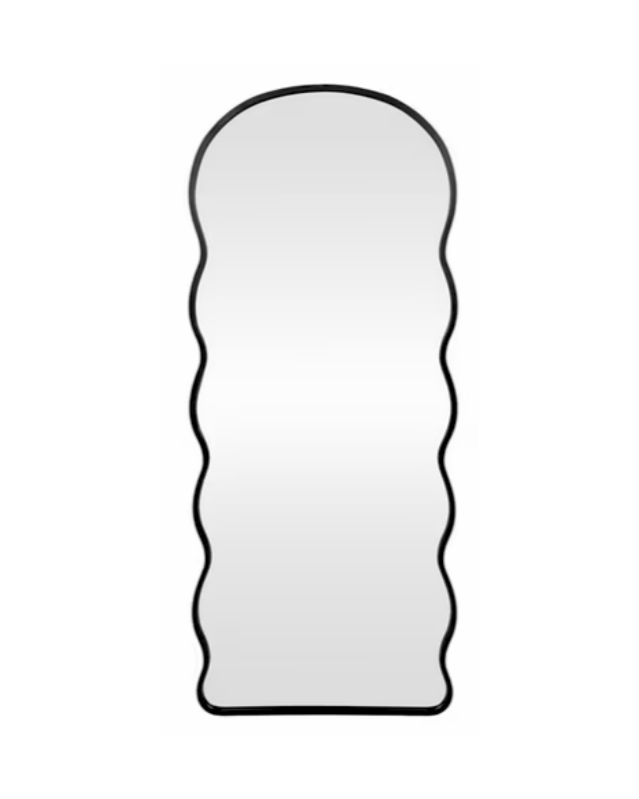 Curvy Edged Leaner Mirror - Black.png