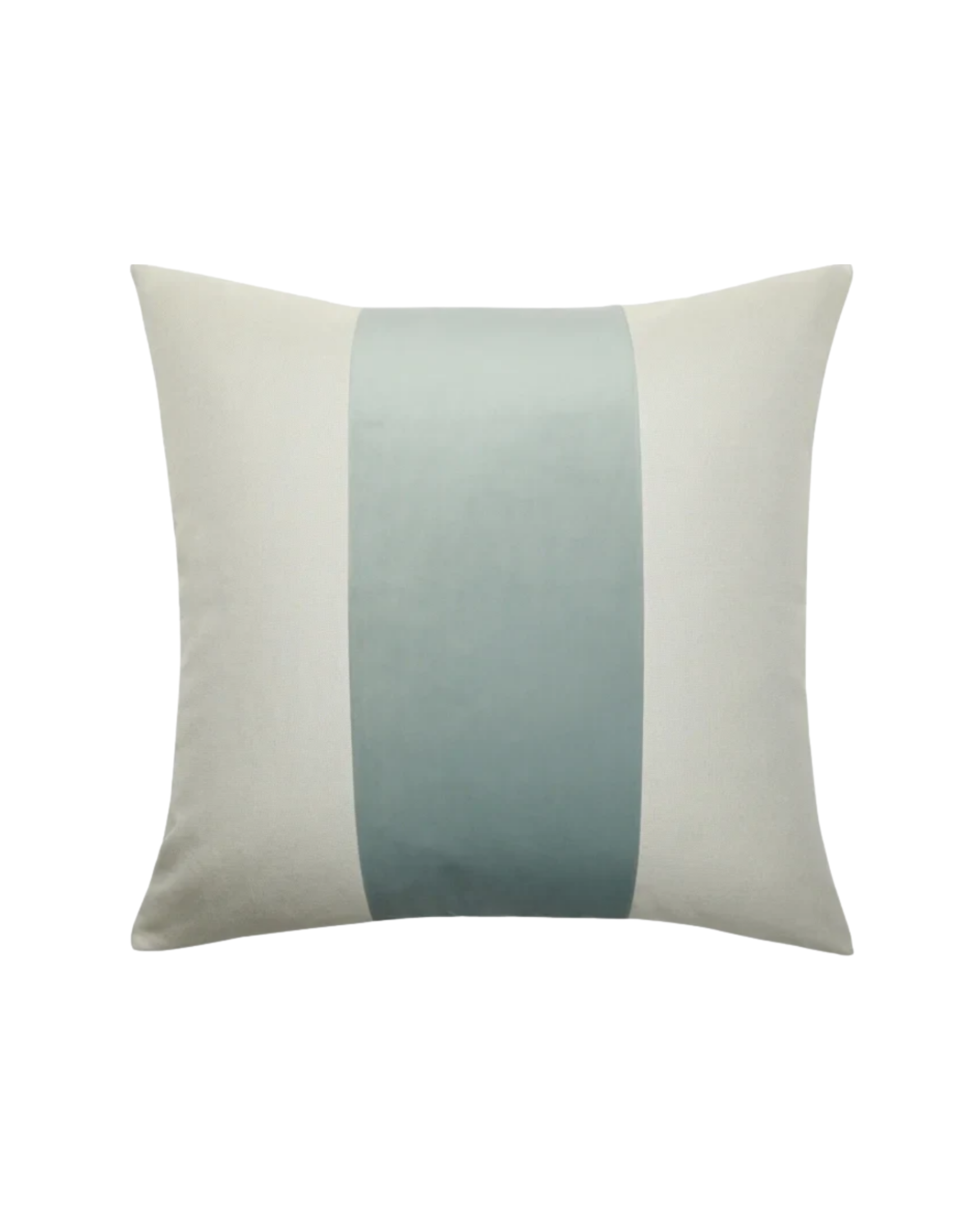 Ivory and Soft Blue Stripe Accent Pillow FRONT.png
