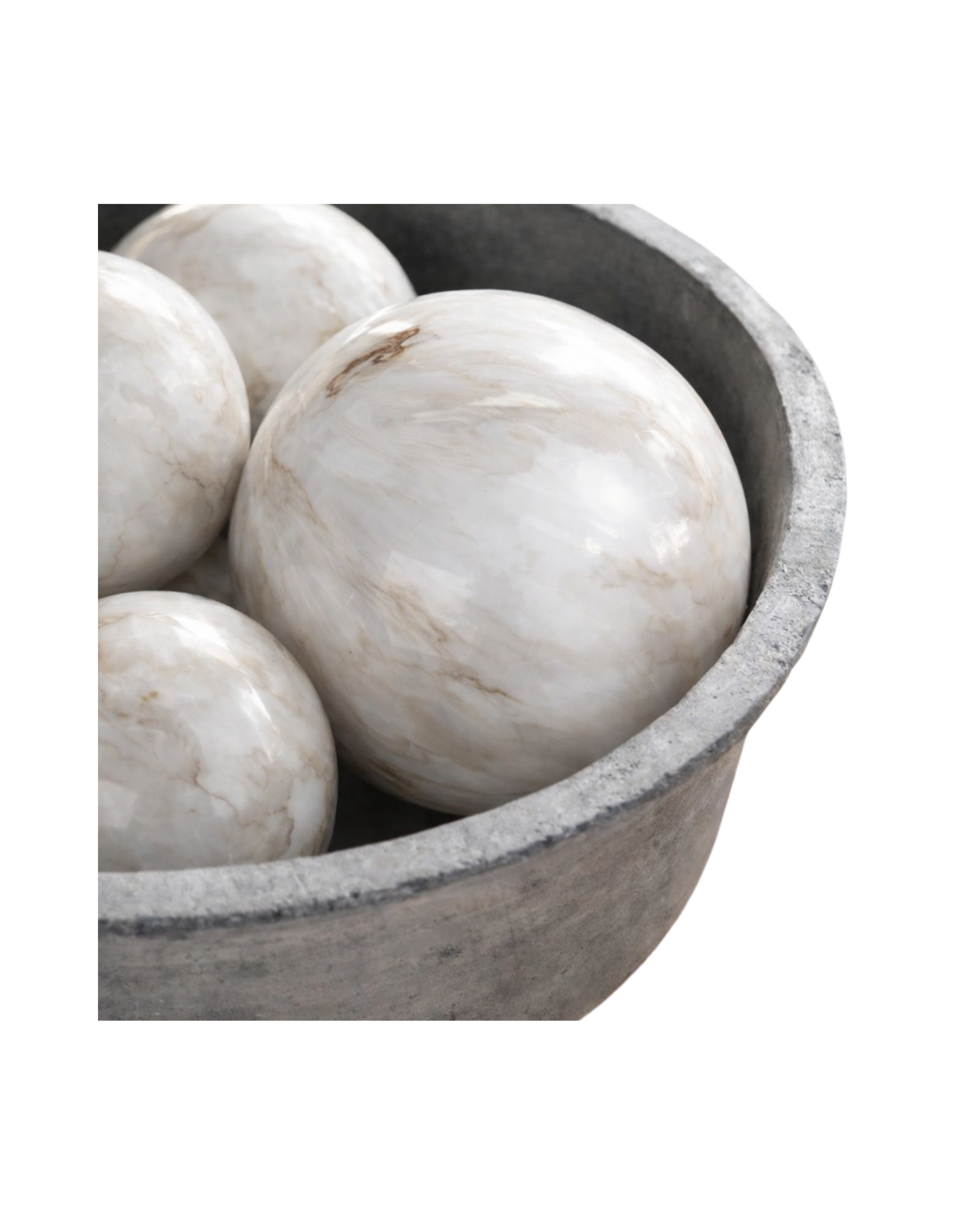 Glossy Marble-Look Decorative Orb- Natural STYLED.png