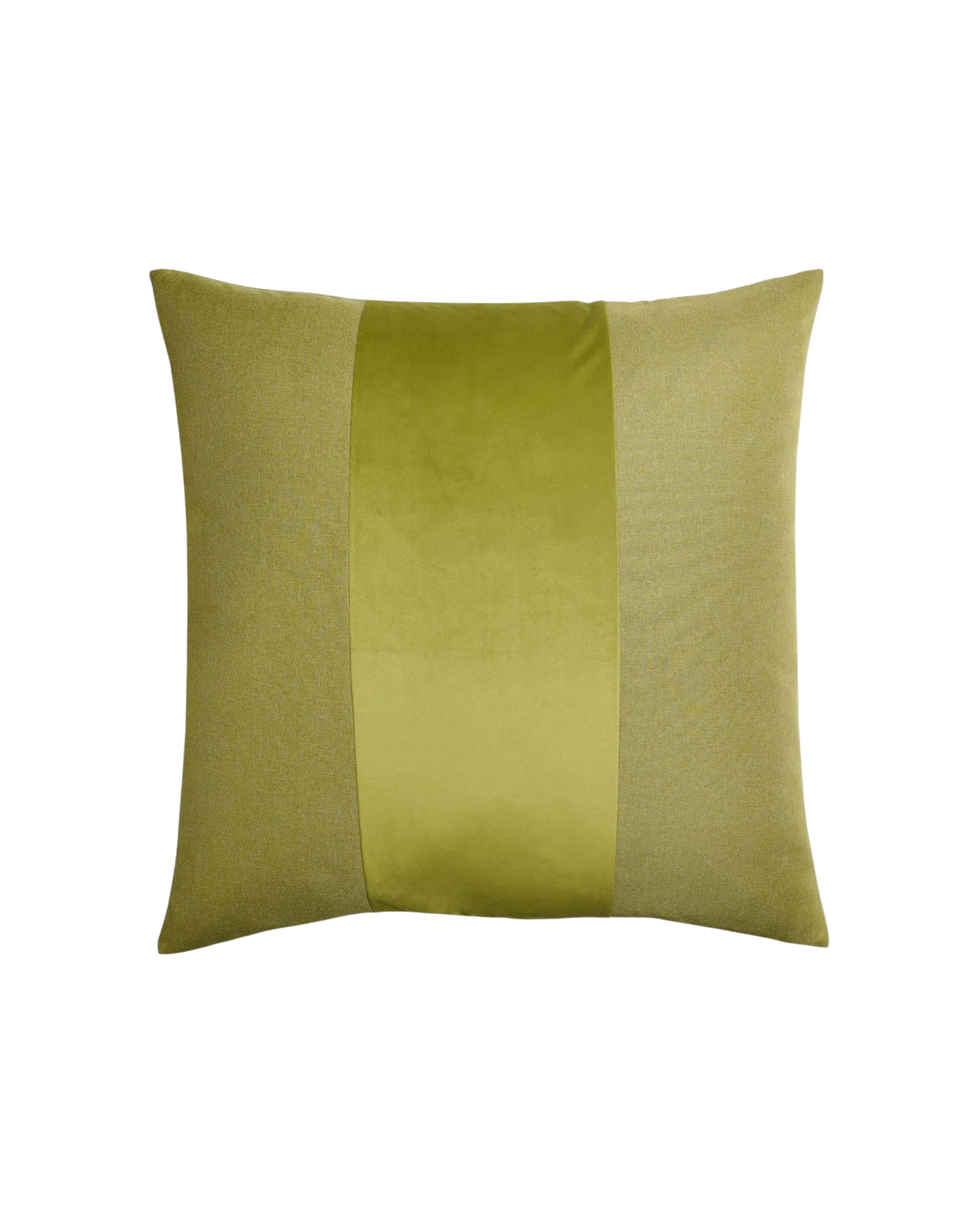 Pale Olive and Moss Stripe Accent Pillow FRONT.png