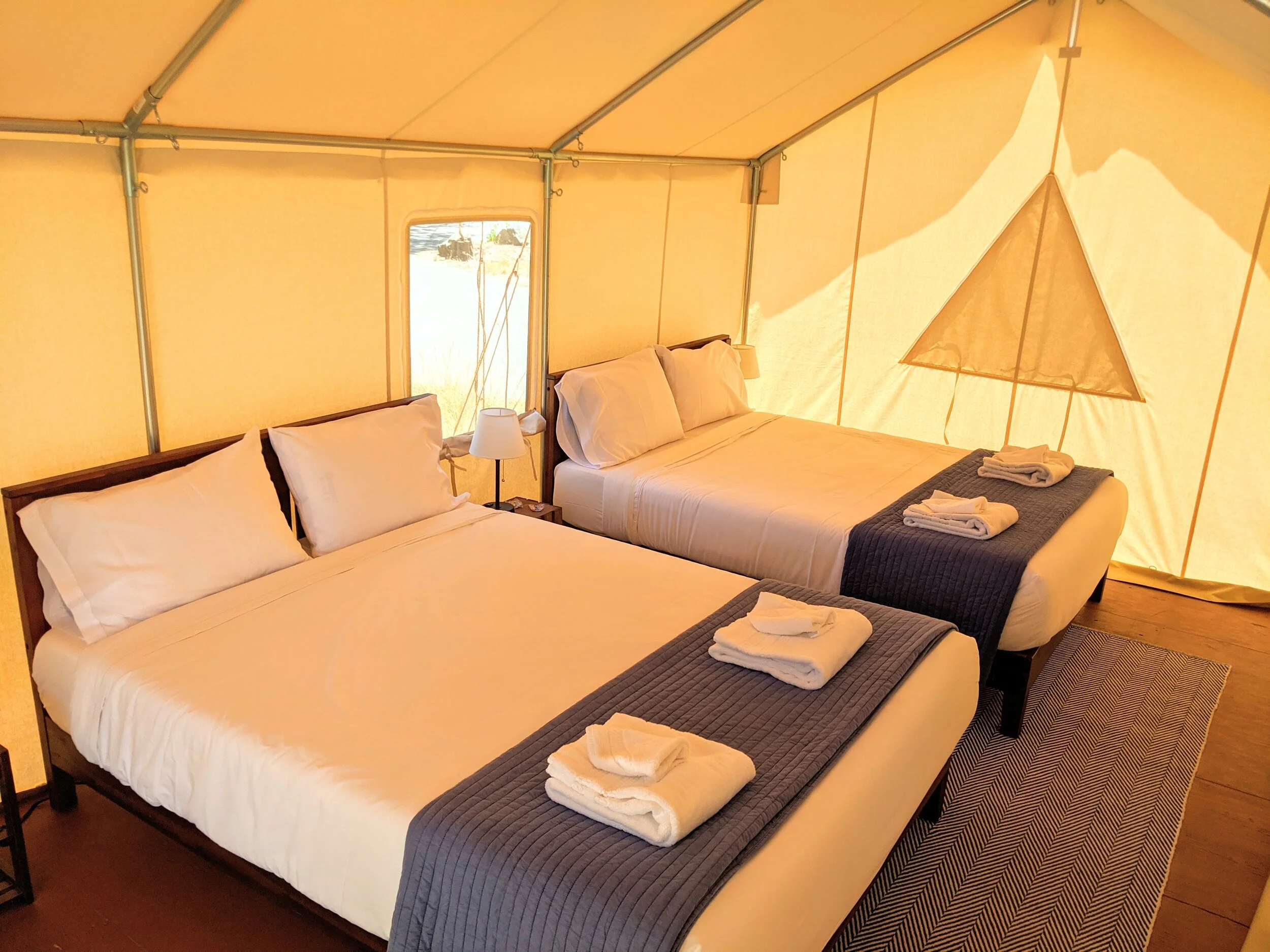 glamping bedding
