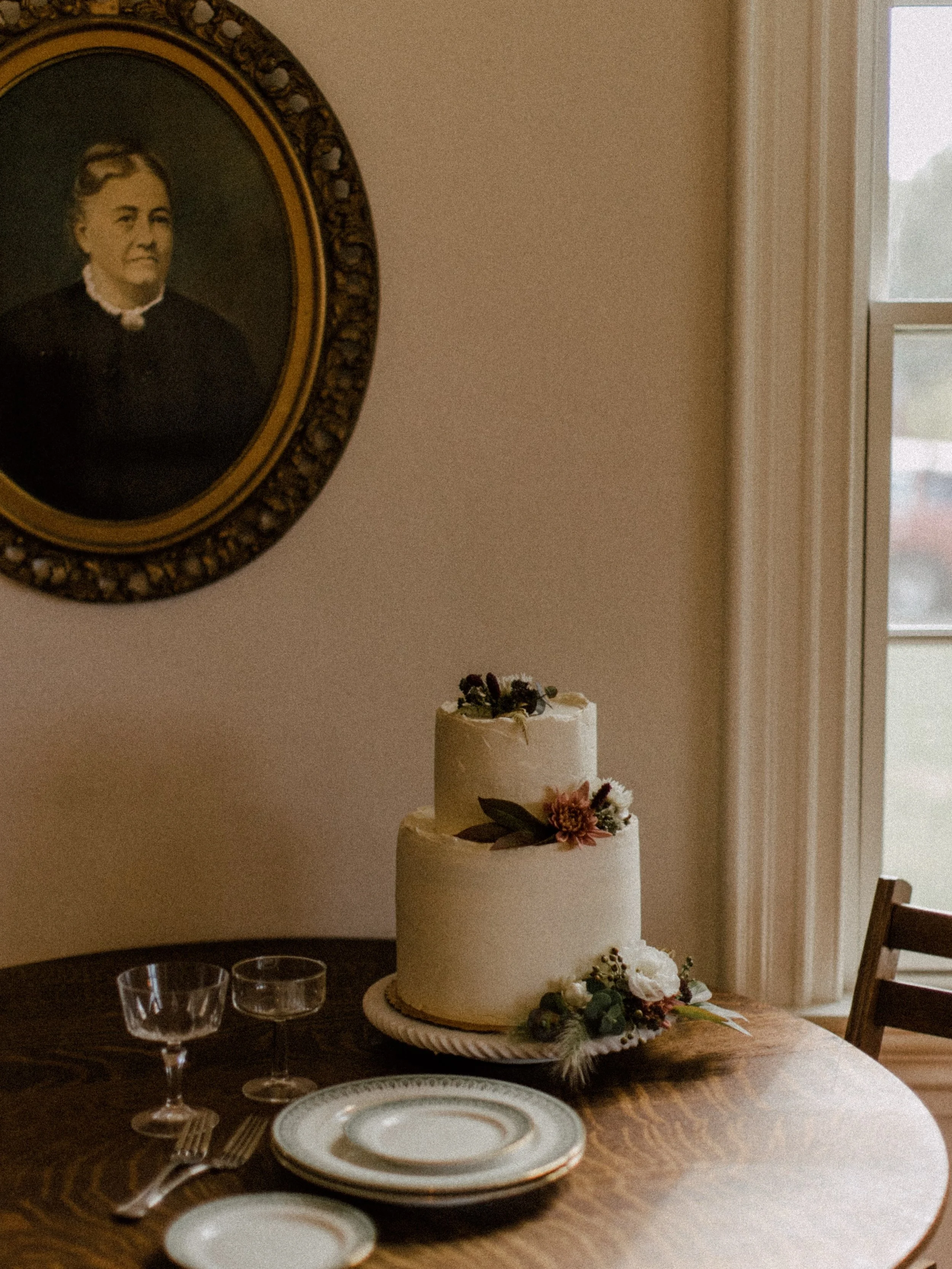 No props or rental drop off. The farmhouse dressed itself for this one.