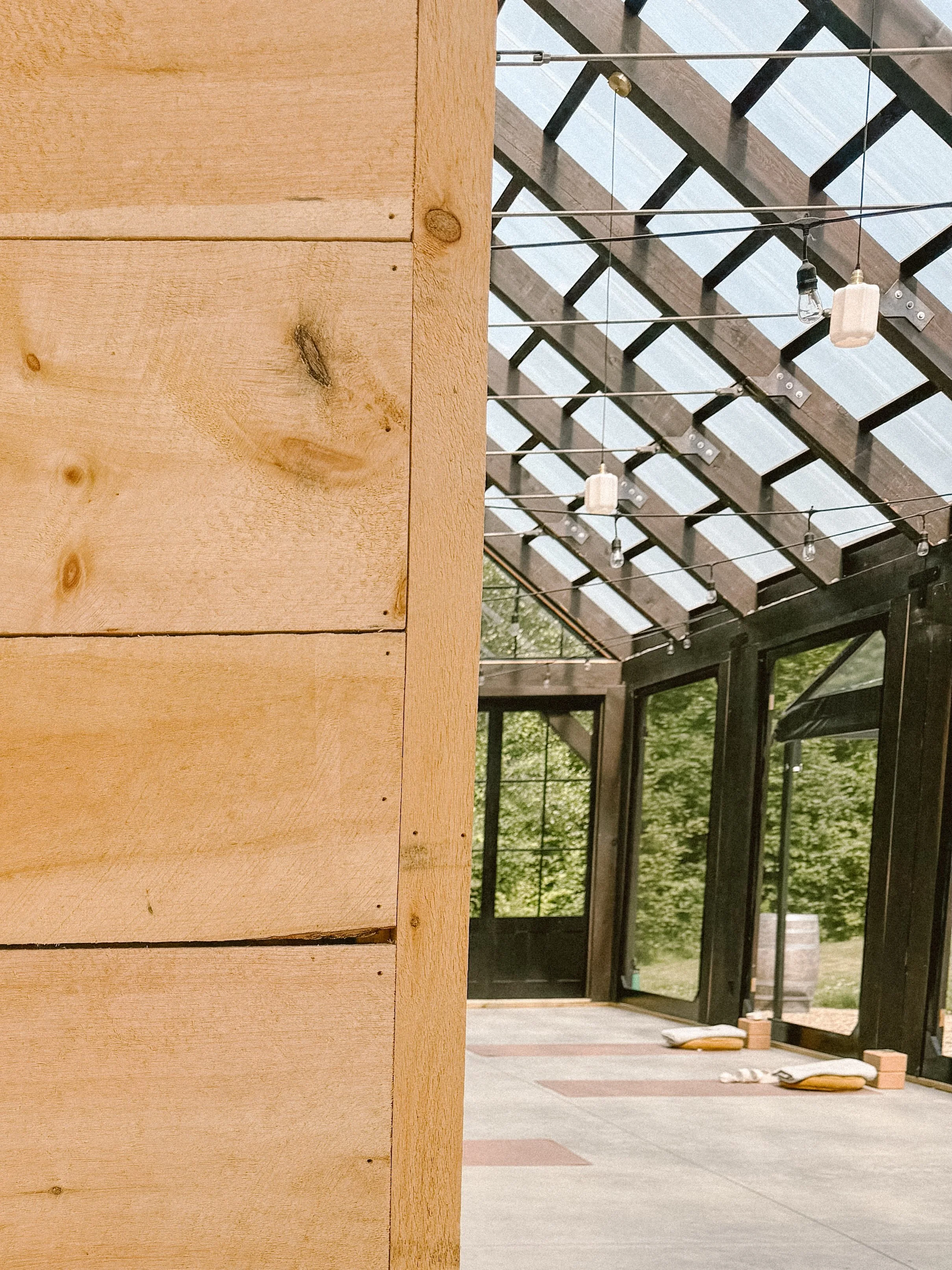 Yoga with Lindsay Crawford. 7am, every Tuesday and Wednesday, in the Glass House. Waldoboro Maine. 

Lindsay @wildforestwisdom teaches intuitive yoga, somatic movement, breath, and rest. She has a way of letting a room show up exactly as it is. We're