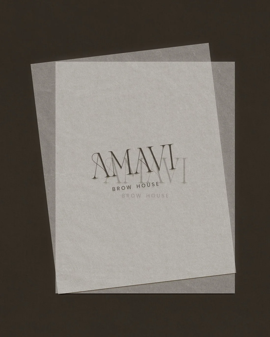 AMAVI BROW HOUSE | BRANDING