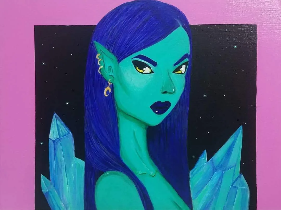 "CRYSTALLINE"
Acrylic on canvas