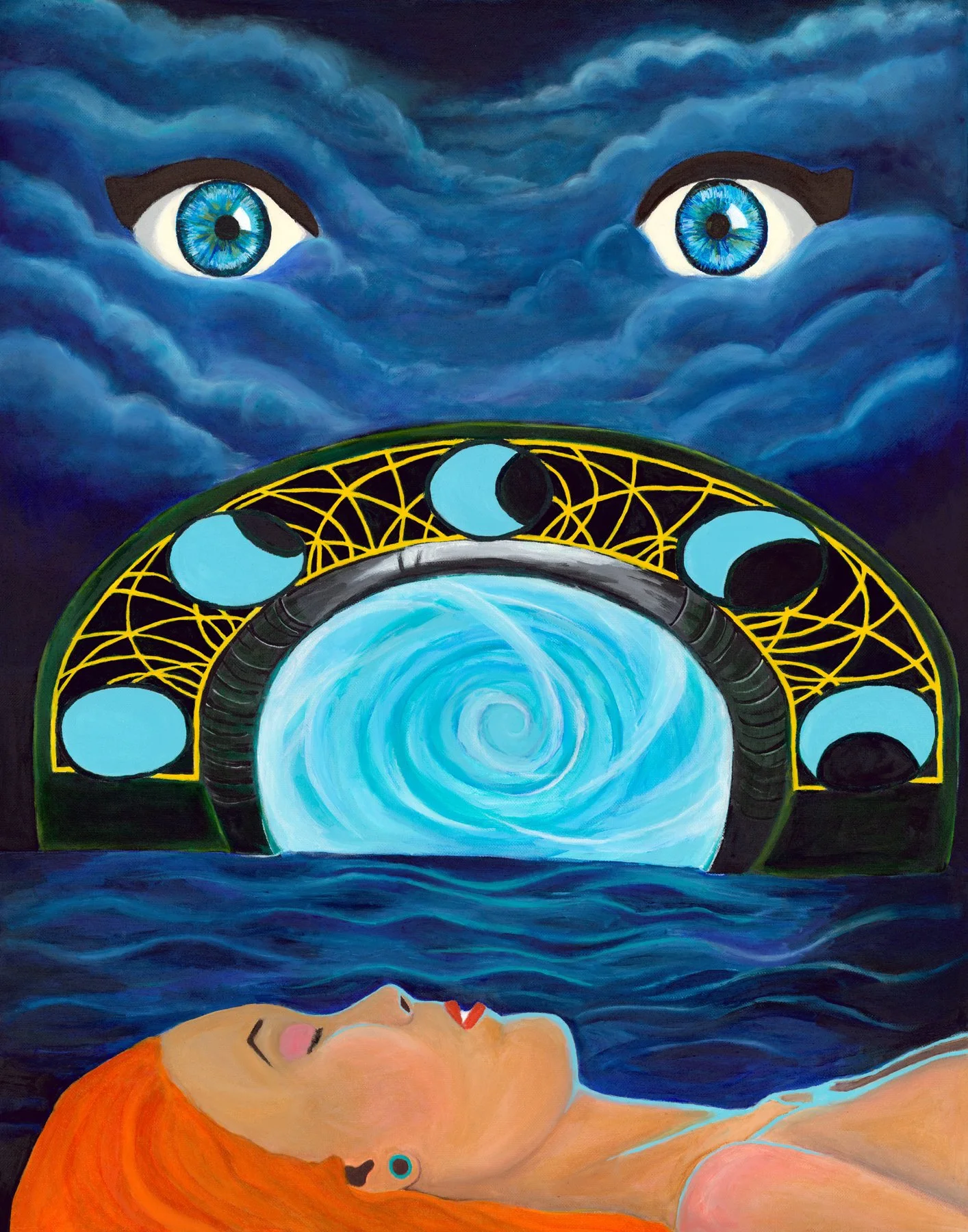 "LUCID"
Acrylic and oil on canvas