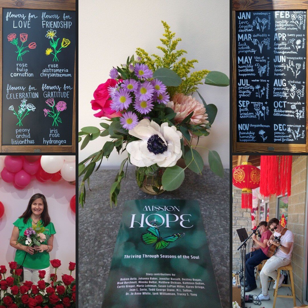 Congratulations to @lakezurich.florist on their Ribbon Cutting today. Brought home a lovely bouquet of flowers, and enjoyed time in the community! 

Donated a #MissionHope book for their drawing because there's always room for #HOPE and #Celebration!