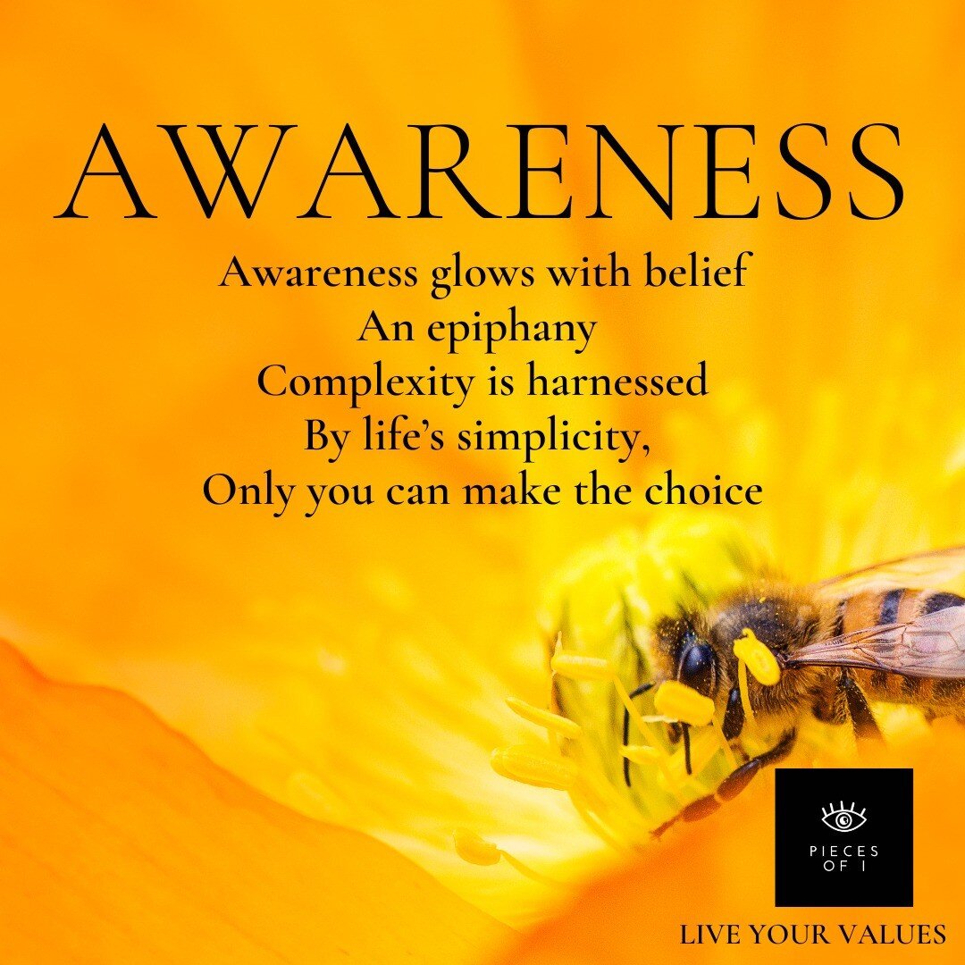 &quot;Awareness glows with belief
An epiphany 
Complexity is harnessed
By life&rsquo;s simplicity, 
Only you can make the choice&quot;

Poetry stanza by @susanlm6

#awareness #selfawareness #belief #choice #poetry #poetrycommunity