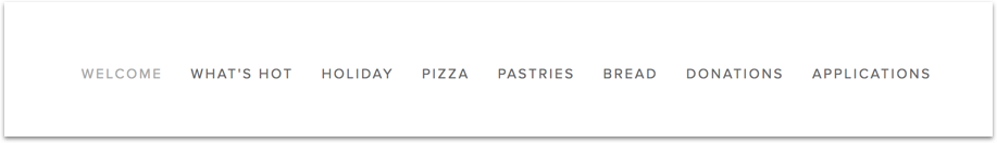 The navigation bar on the old website was cluttered and made menu items difficult to find.