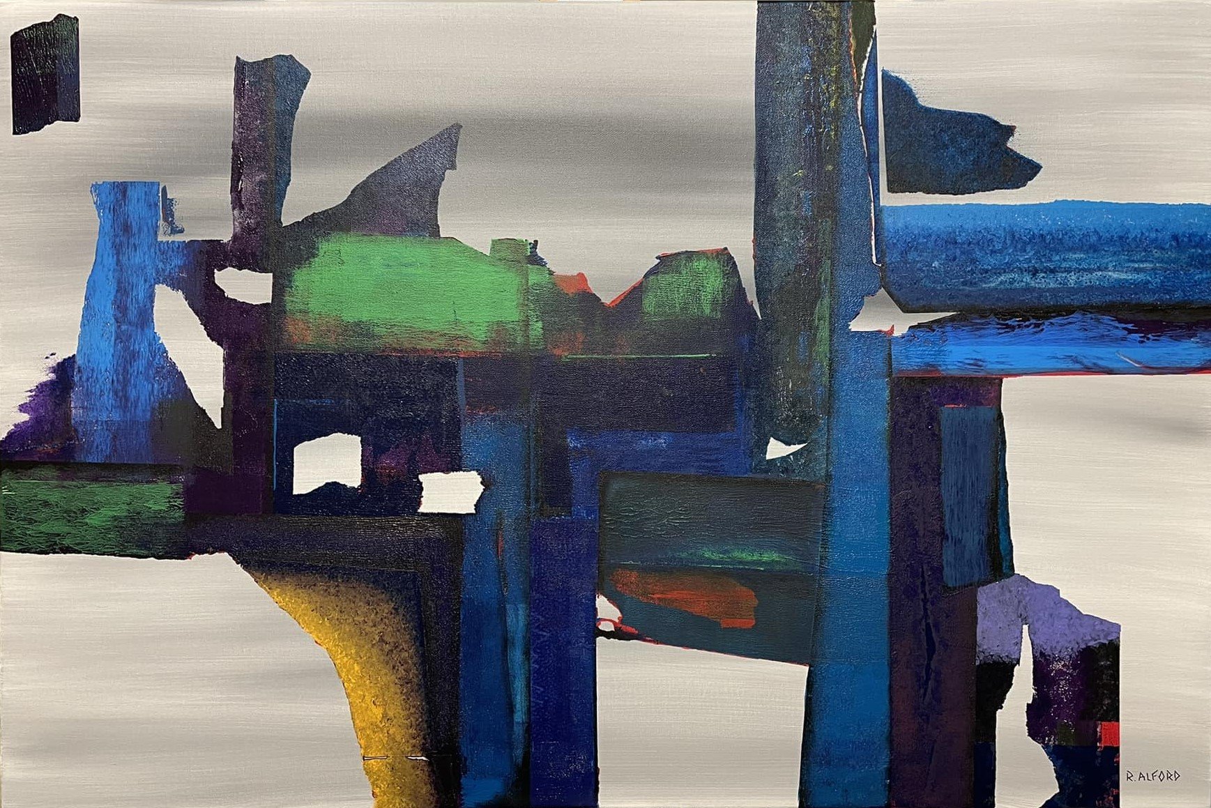 24x36 Abstract Acrylic Painting