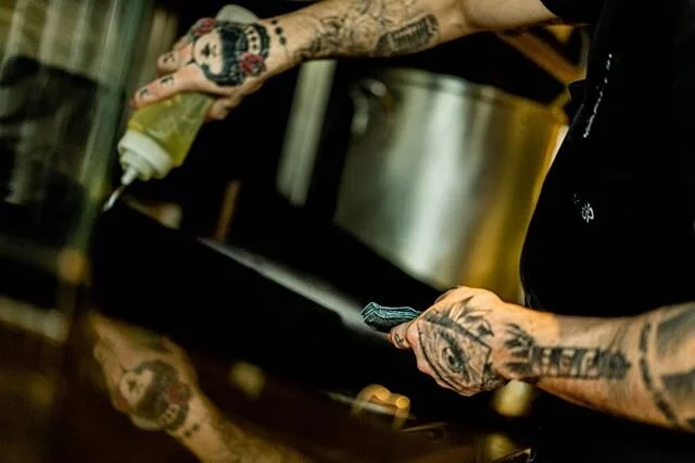 Tats &amp; Tacos 
#sonyalpha #tattoos #tacos #55mmzeiss #photooftheday #photographery #photographer #chefs #chefsofvancouver #chefsofcanada #inkedchefsofinstsgram #ink #pawnshop #tequilabar #contentcreation #handmodels #vancouveresturants #vancouverh