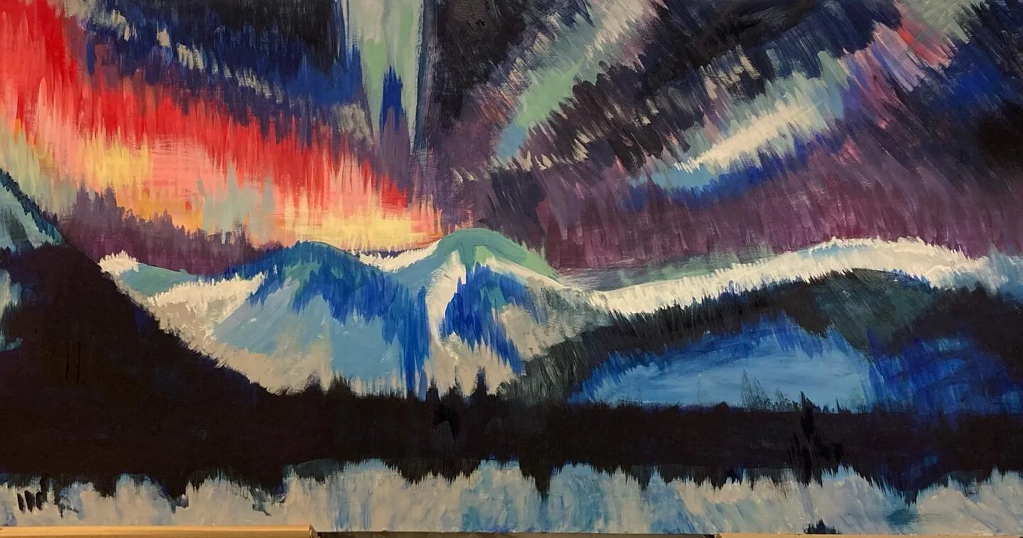 School based artwork, Northern Lights