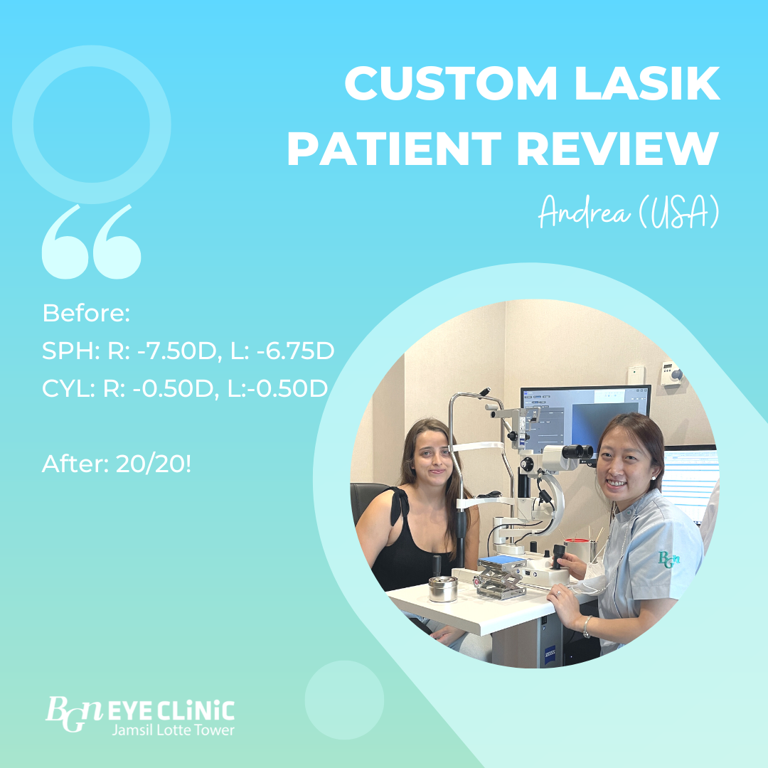 Andrea (USA) - Custom LASIK