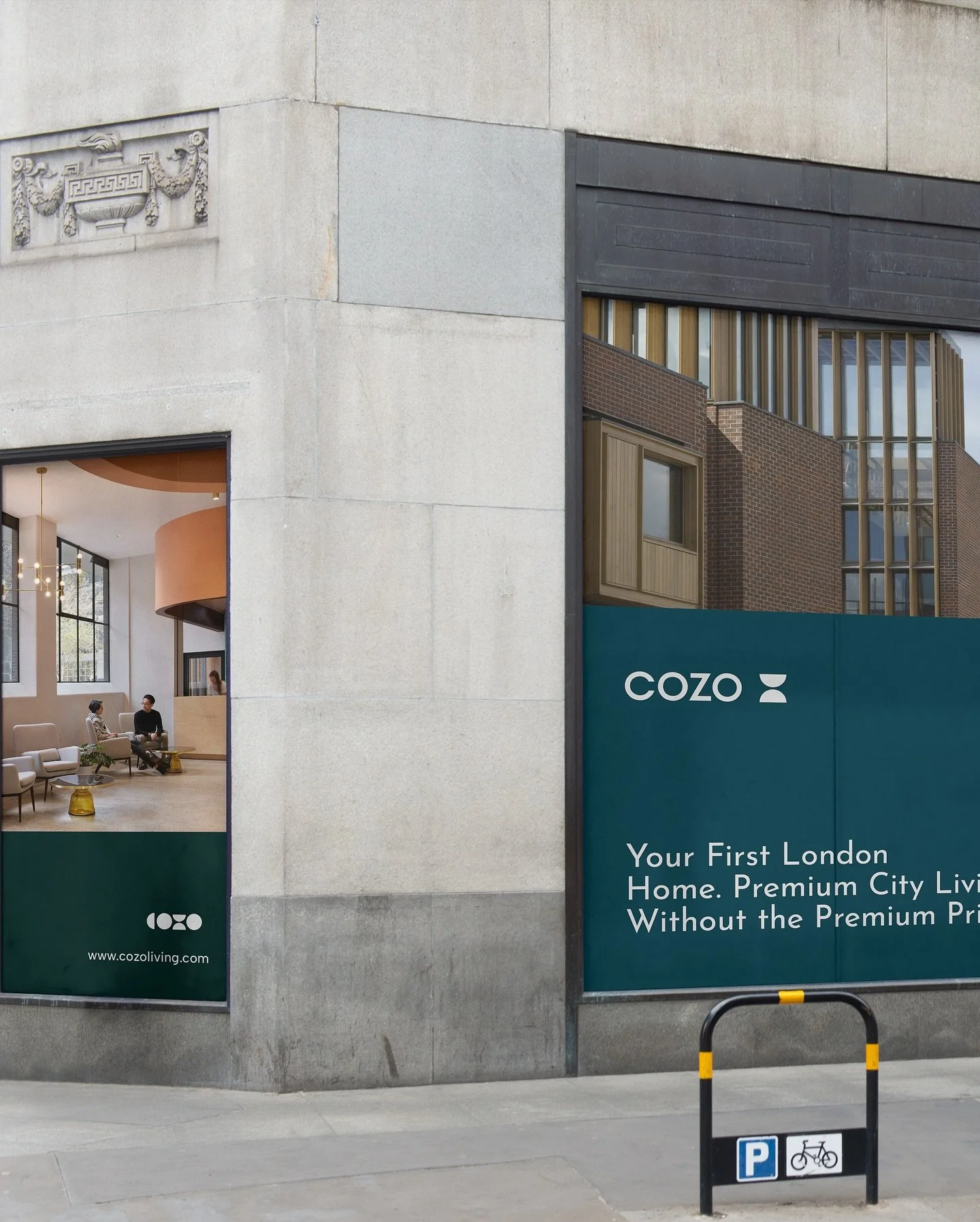 A brand that feels like home: grounded, thoughtful, and quietly confident.

The visual identity is built around simple, geometric shapes drawn from the custom brand mark, paired with a soft, earthy colour palette and clean, modern sans-serif fonts fo