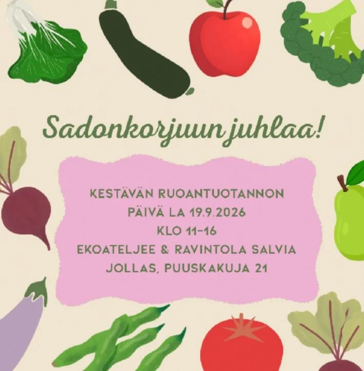 Sadonkorjuun juhlaa